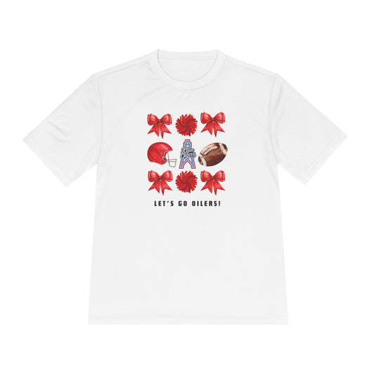 Let's Go Oilers!-Unisex Moisture Wicking Adult Tee