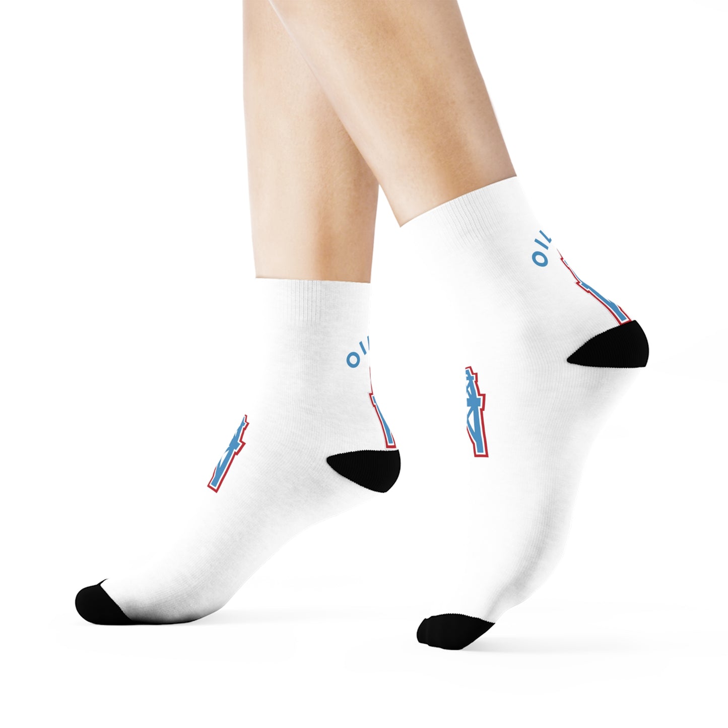 Oiler Derrick Crew Socks-Kids/Adult