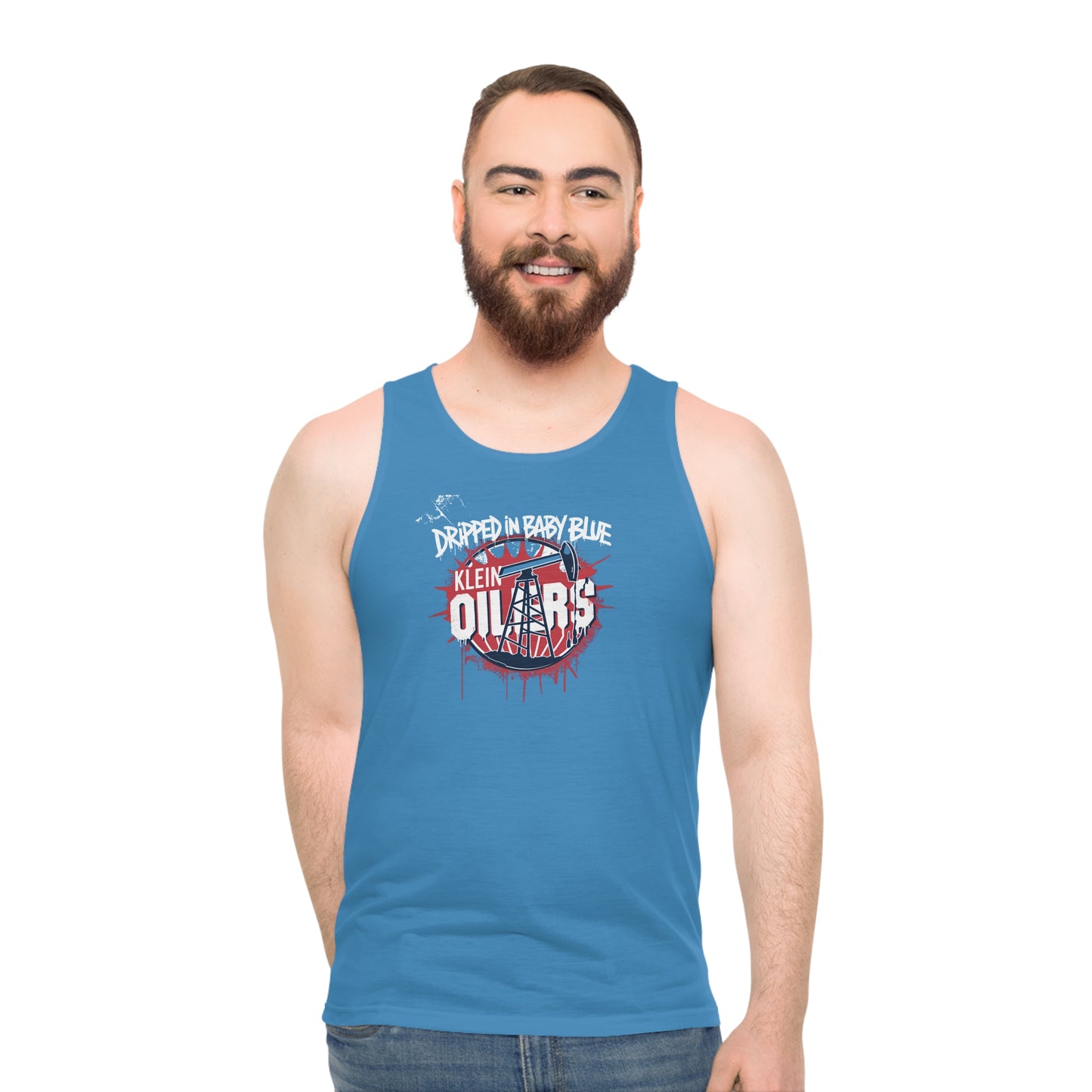 Dripped In Baby Blue Unisex Adult Tank Top