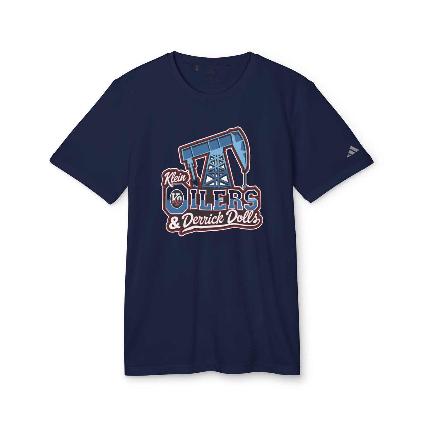 Adidas-Klein Oilers & Derrick Dolls Adult Unisex Sport T-Shirt