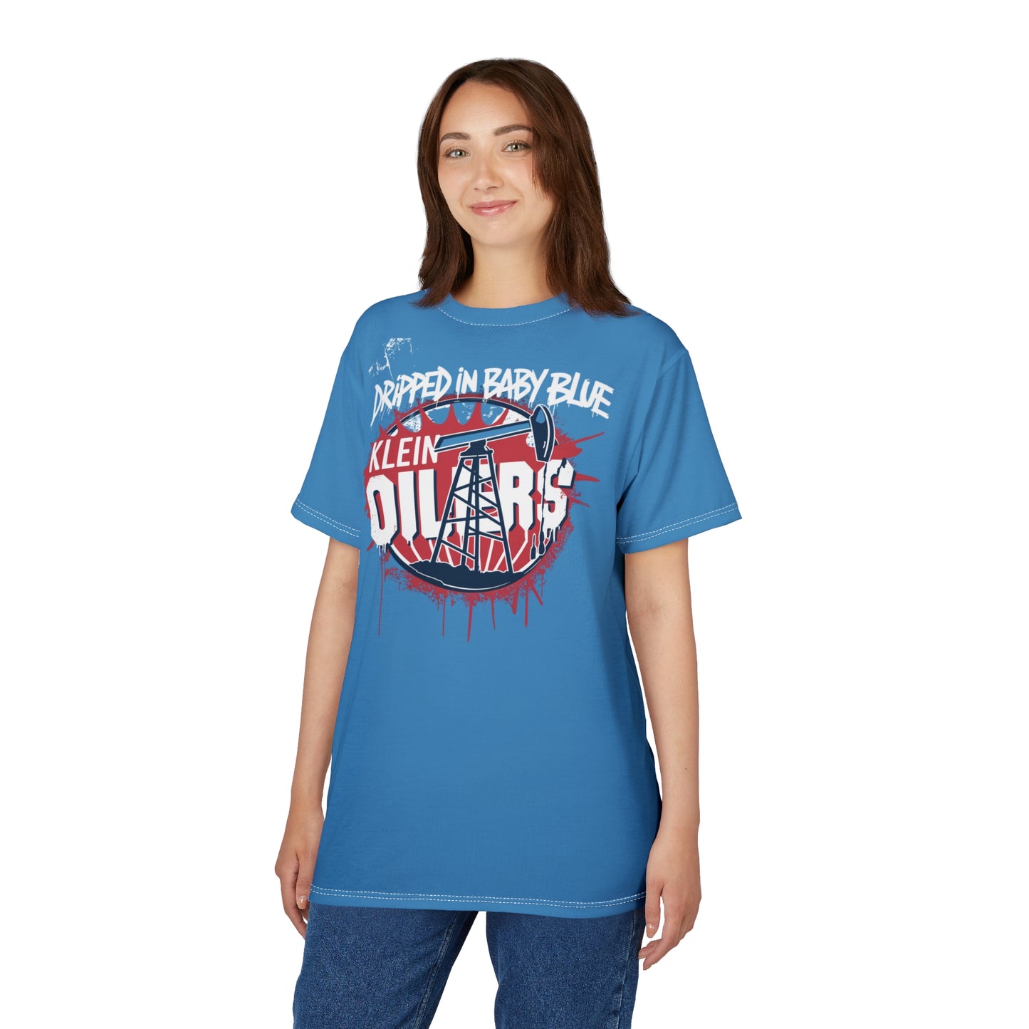 Dripped In Baby Blue Unisex Adult Tee