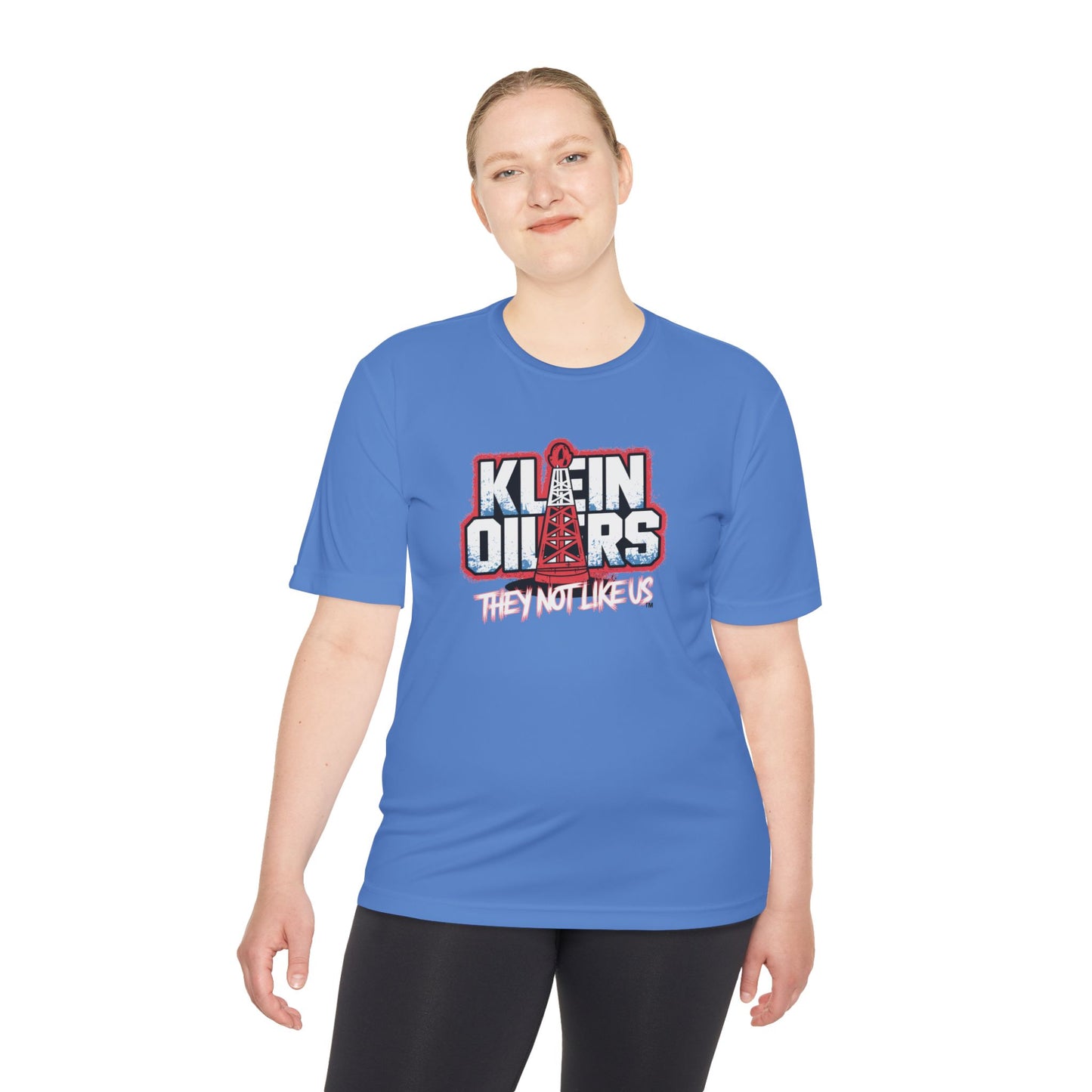 They Not Like Us! Unisex Moisture Wicking Tee (vinyl print)