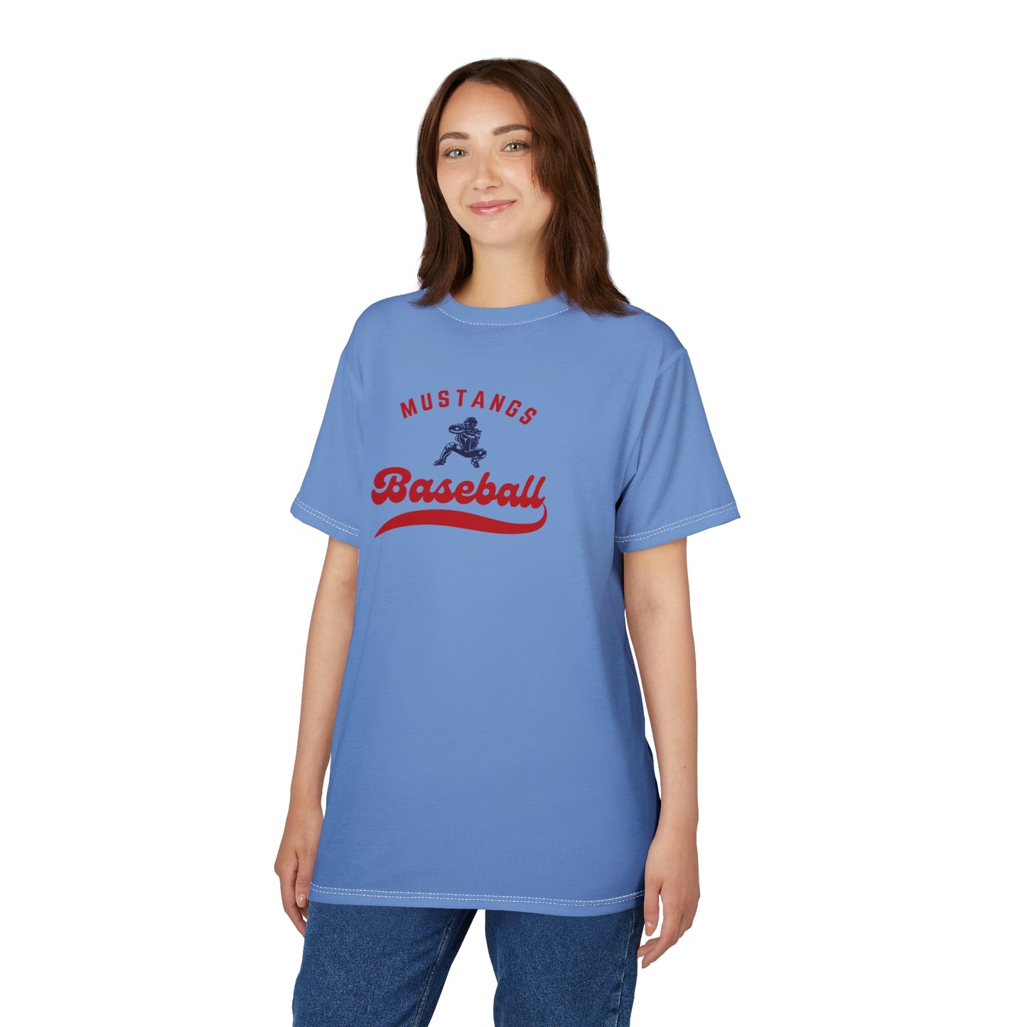 Mustangs Baseball Unisex Adult Tee