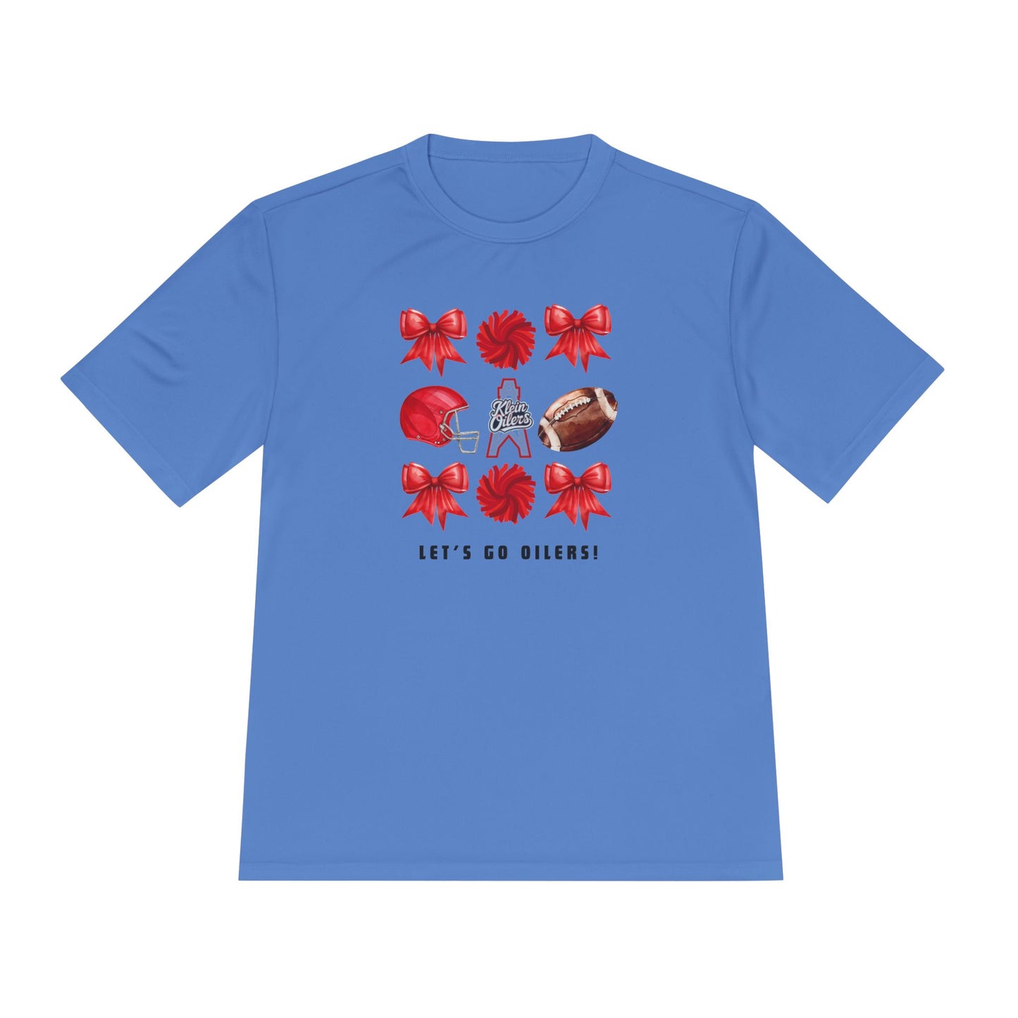 Let's Go Oilers!-Unisex Moisture Wicking Adult Tee
