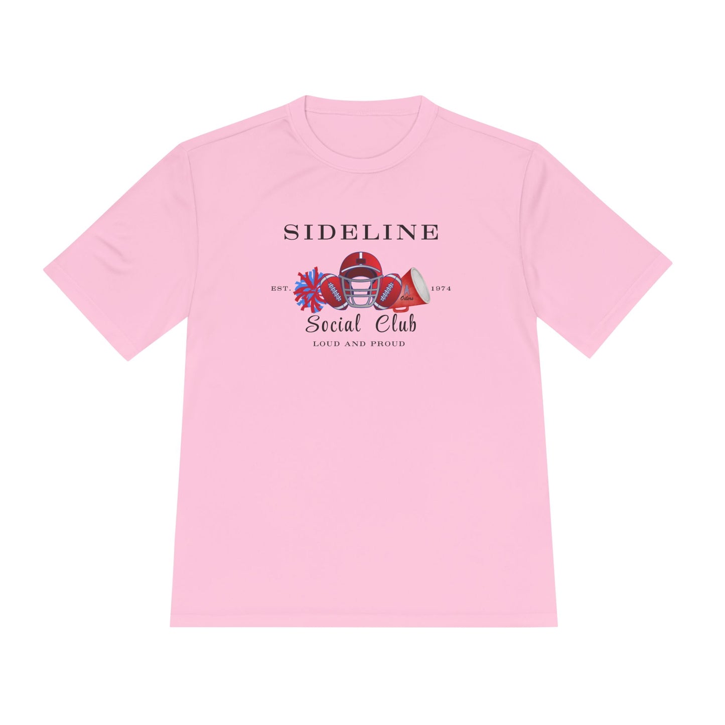 Social Squad- Unisex Moisture Wicking Tee-(vinyl print)