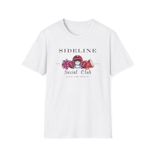 Football Sideline Squad Unisex Softstyle T-Shirt Adult