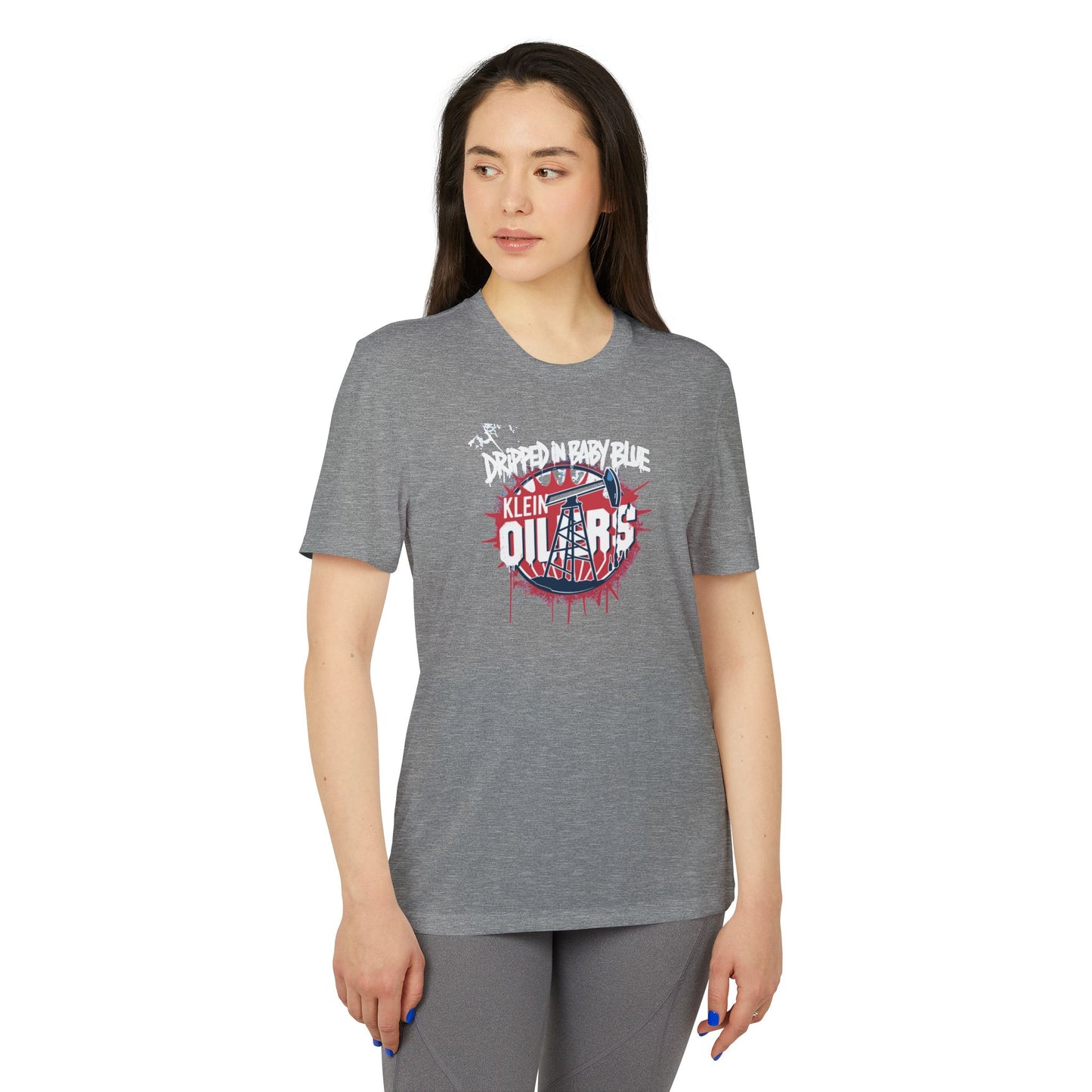 Adidas- Dripped in Blue Adult Unisex Sport T-Shirt