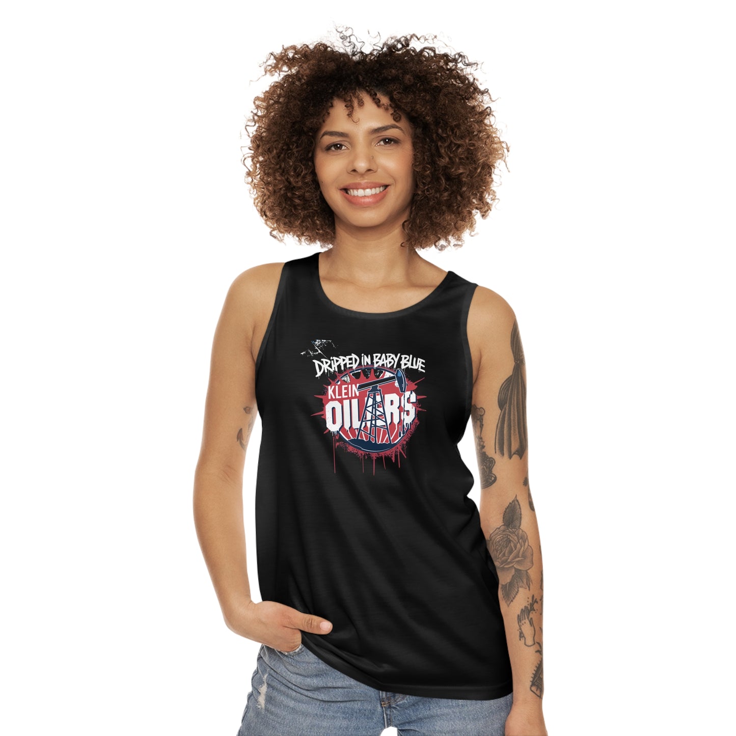 Dripped In Baby Blue Unisex Adult Tank Top