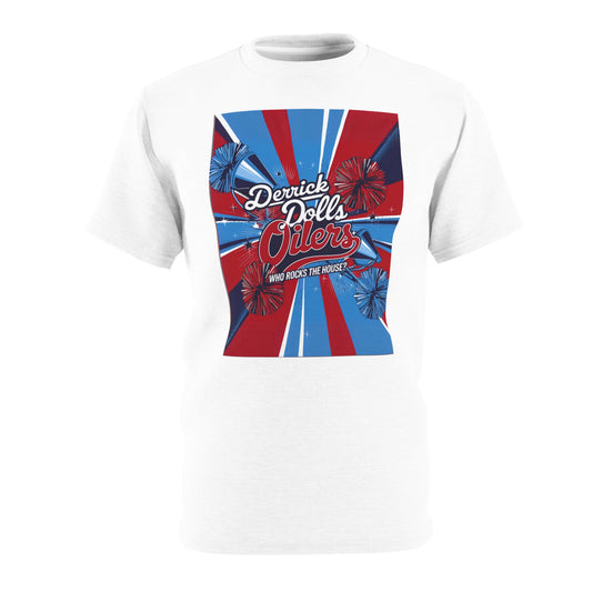 "Who Rocks The House" Klein Oilers & Derrick Dolls Unisex Adult Tee