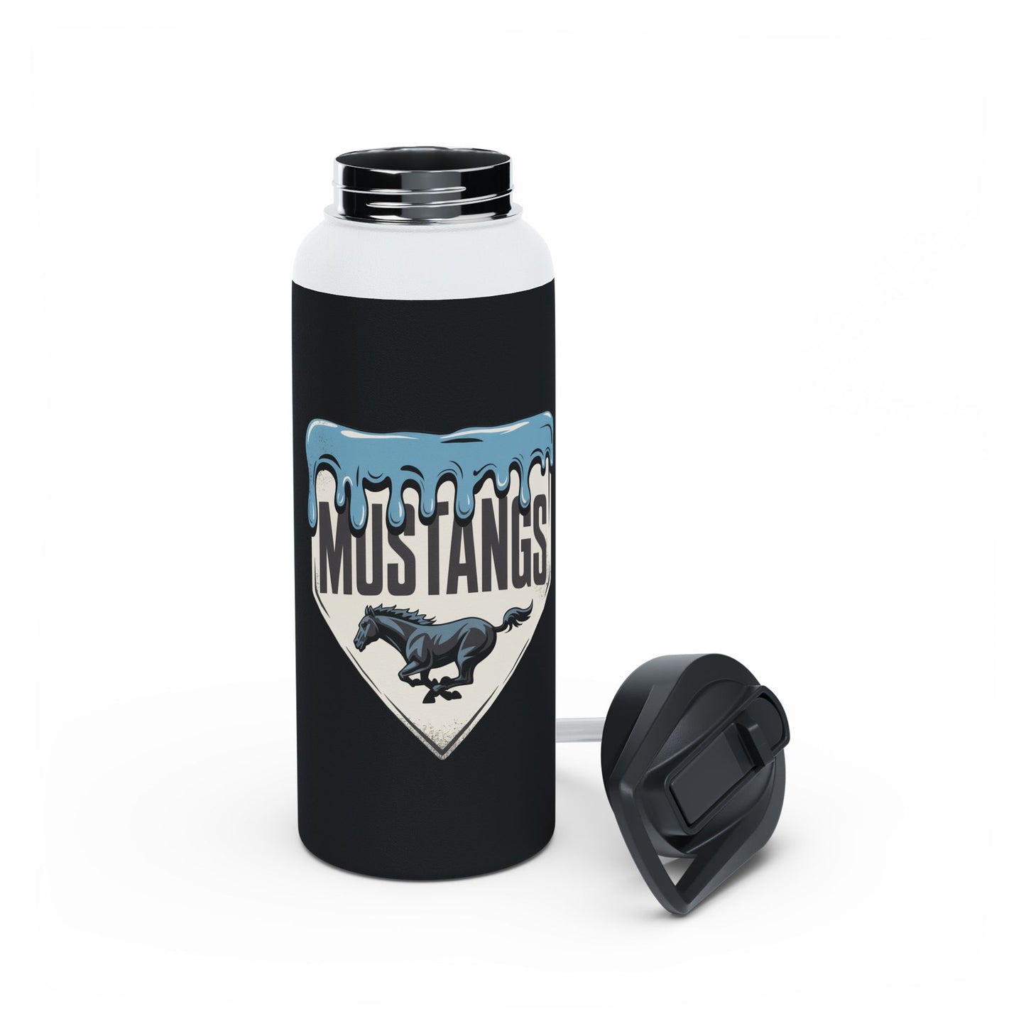 Mustangs Drip Custom Stainless Steel Water Bottle