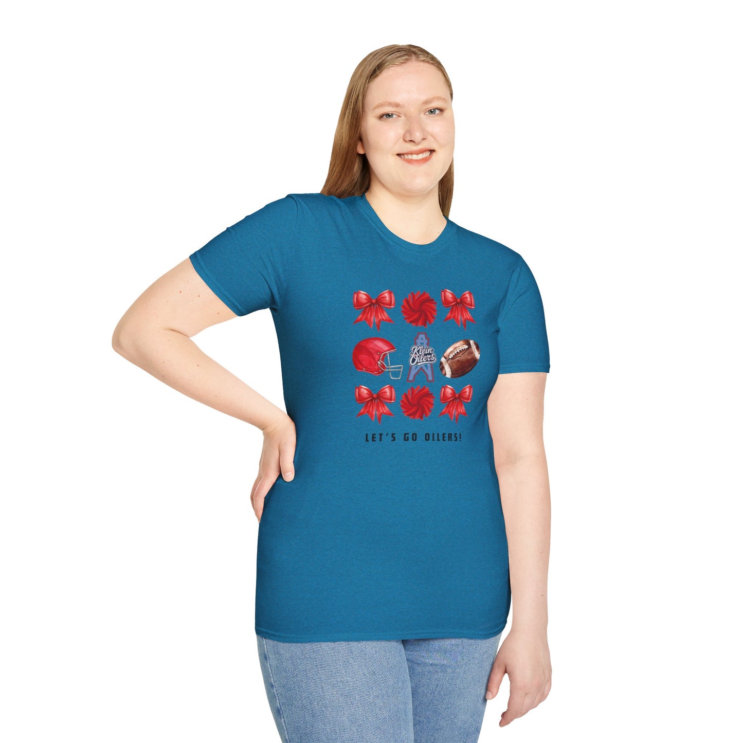 Let’s Go Oilers! Unisex Softstyle T-Shirt-Cotton