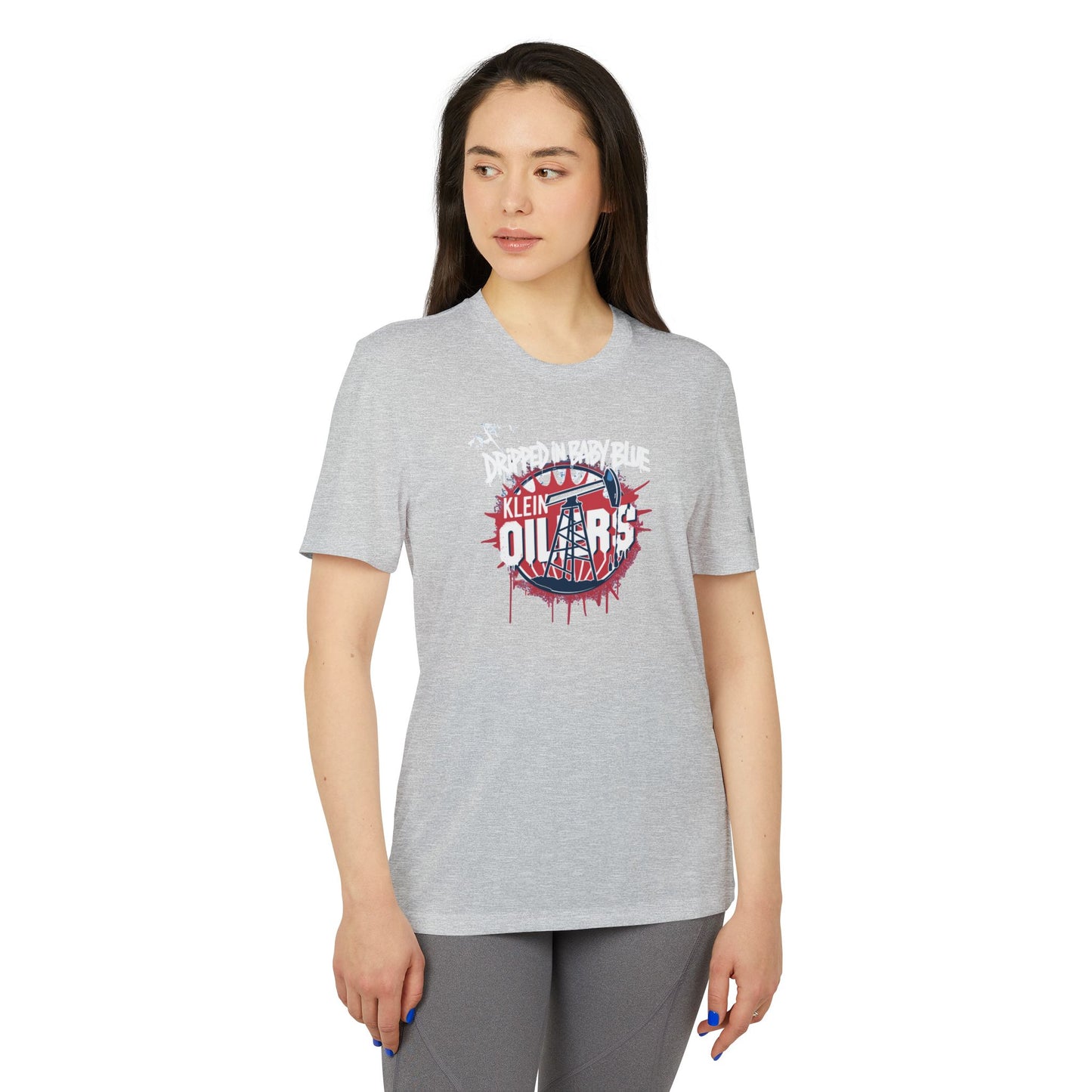 Adidas- Dripped in Blue Adult Unisex Sport T-Shirt