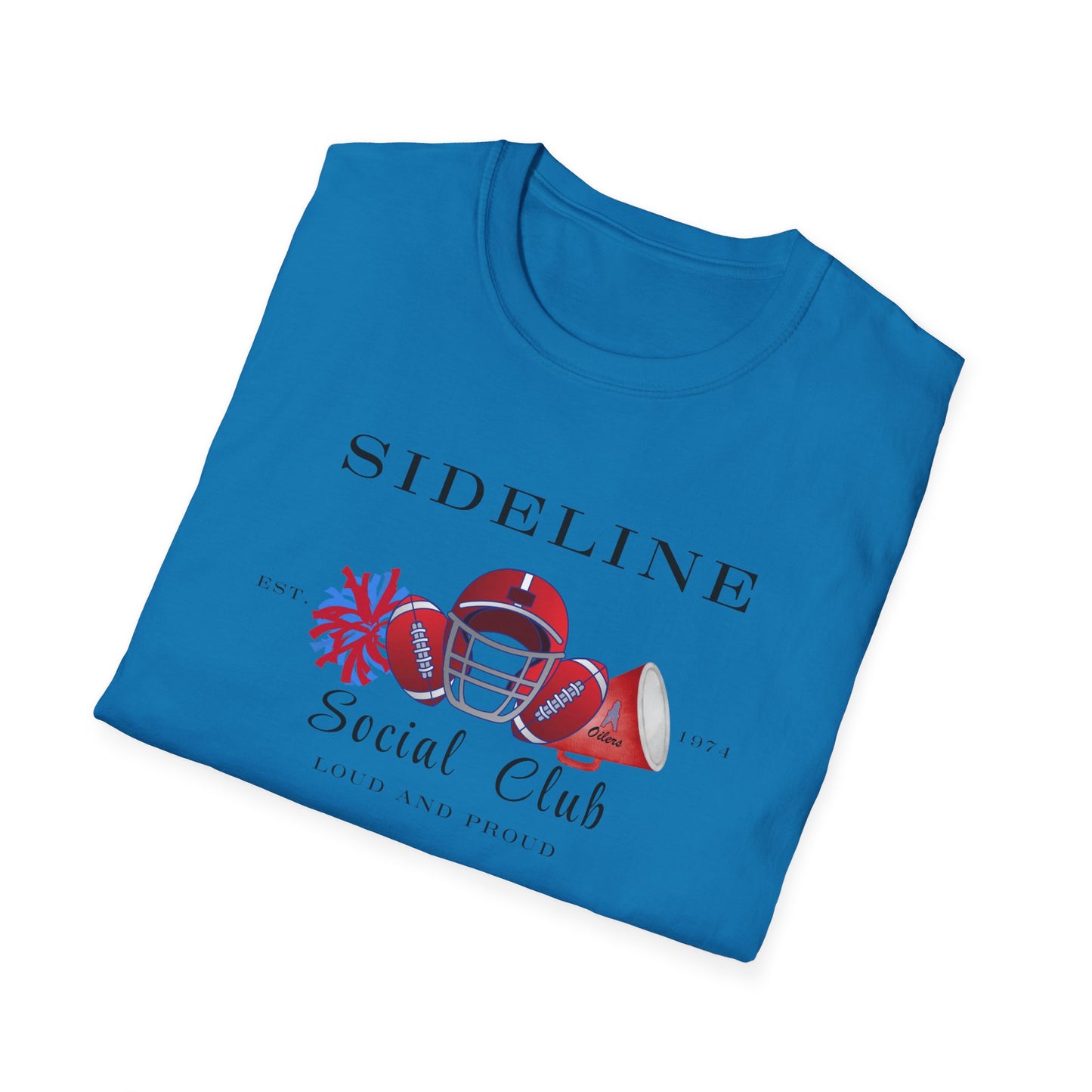 Football Sideline Squad Unisex Softstyle T-Shirt Adult