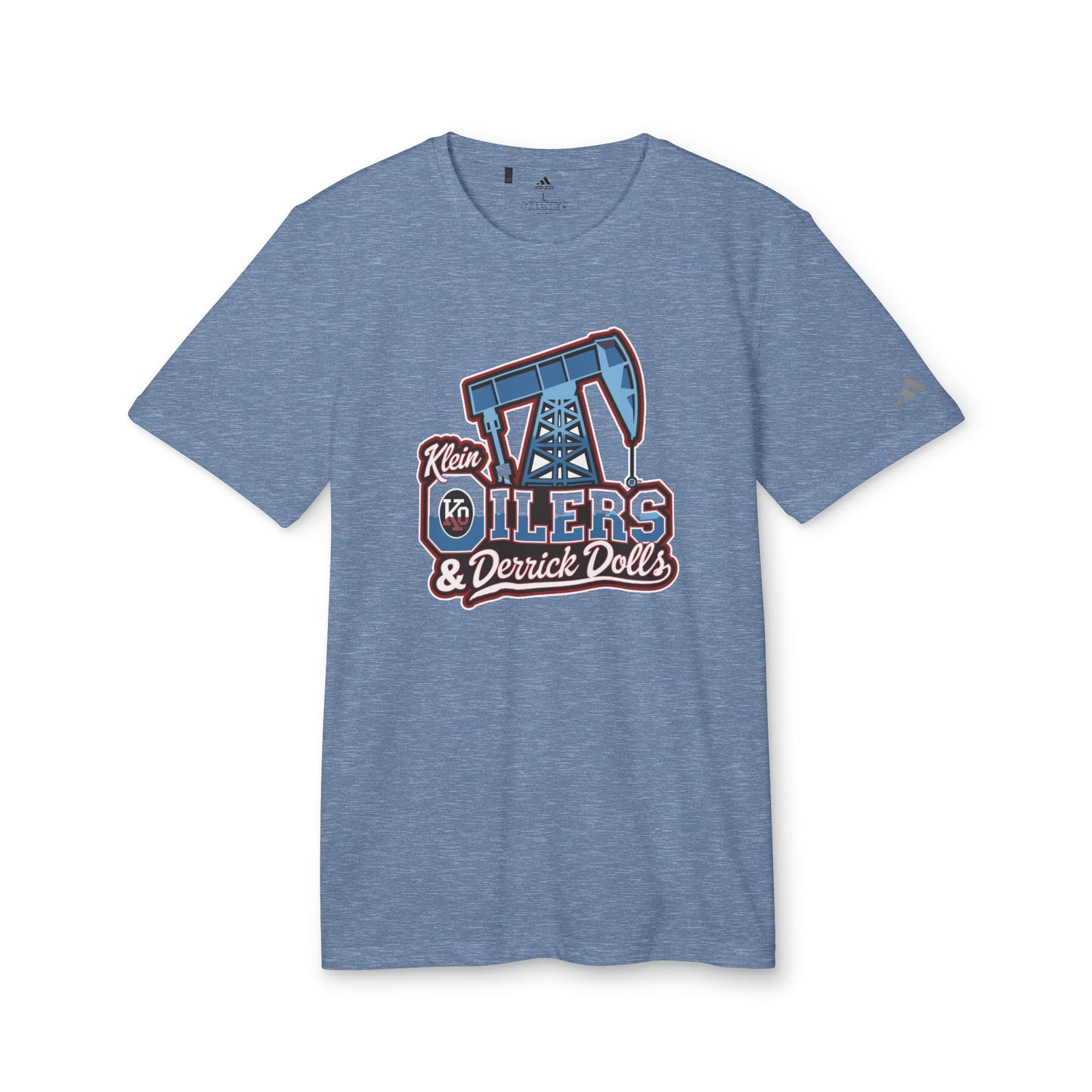 Adidas-Klein Oilers & Derrick Dolls Adult Unisex Sport T-Shirt