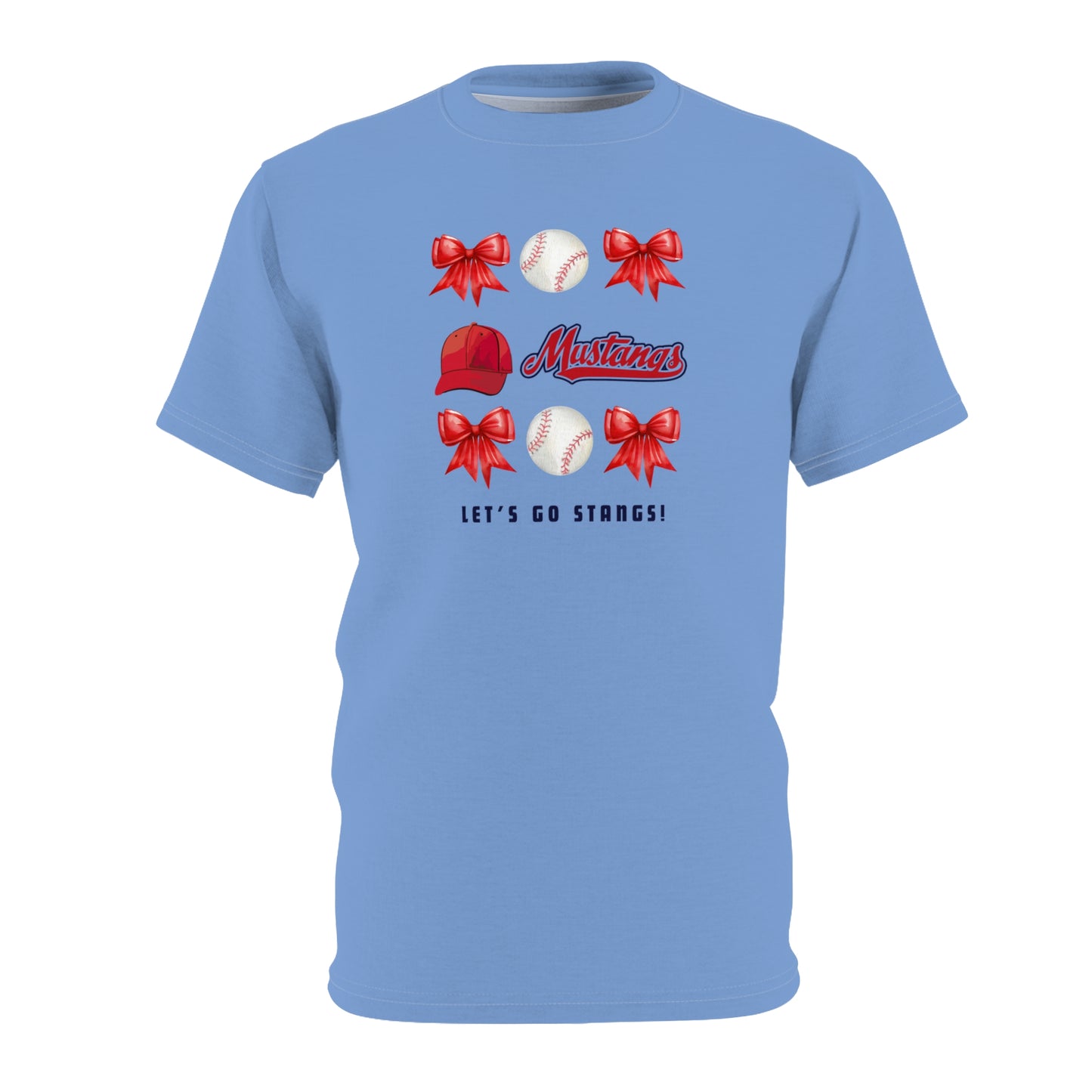 Go Stangs Bow Unisex Adult Tee