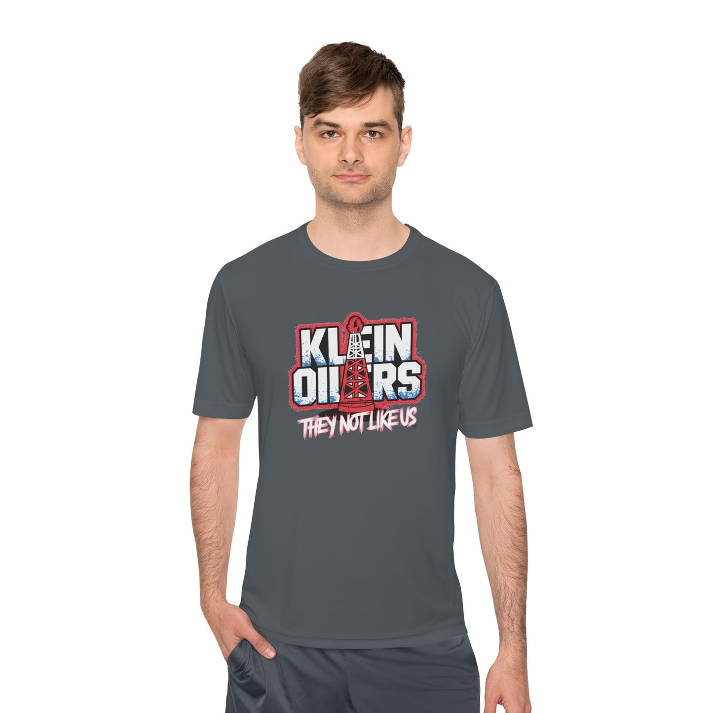 They Not Like Us! Unisex Moisture Wicking Tee (vinyl print)