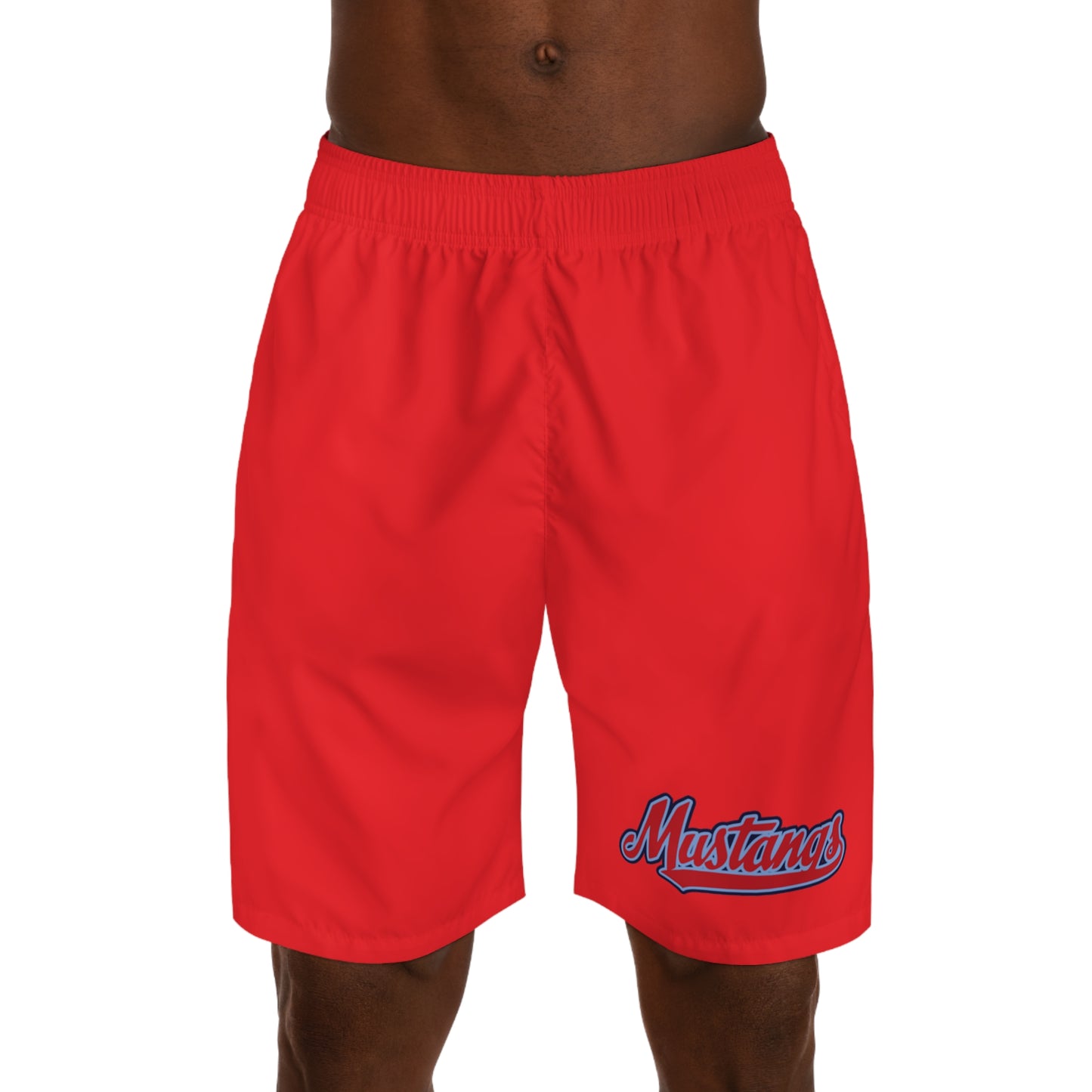 Mustangs Men's Athletic Jogger Shorts - Perfect for Workouts, Casual Outings, and Sports Events