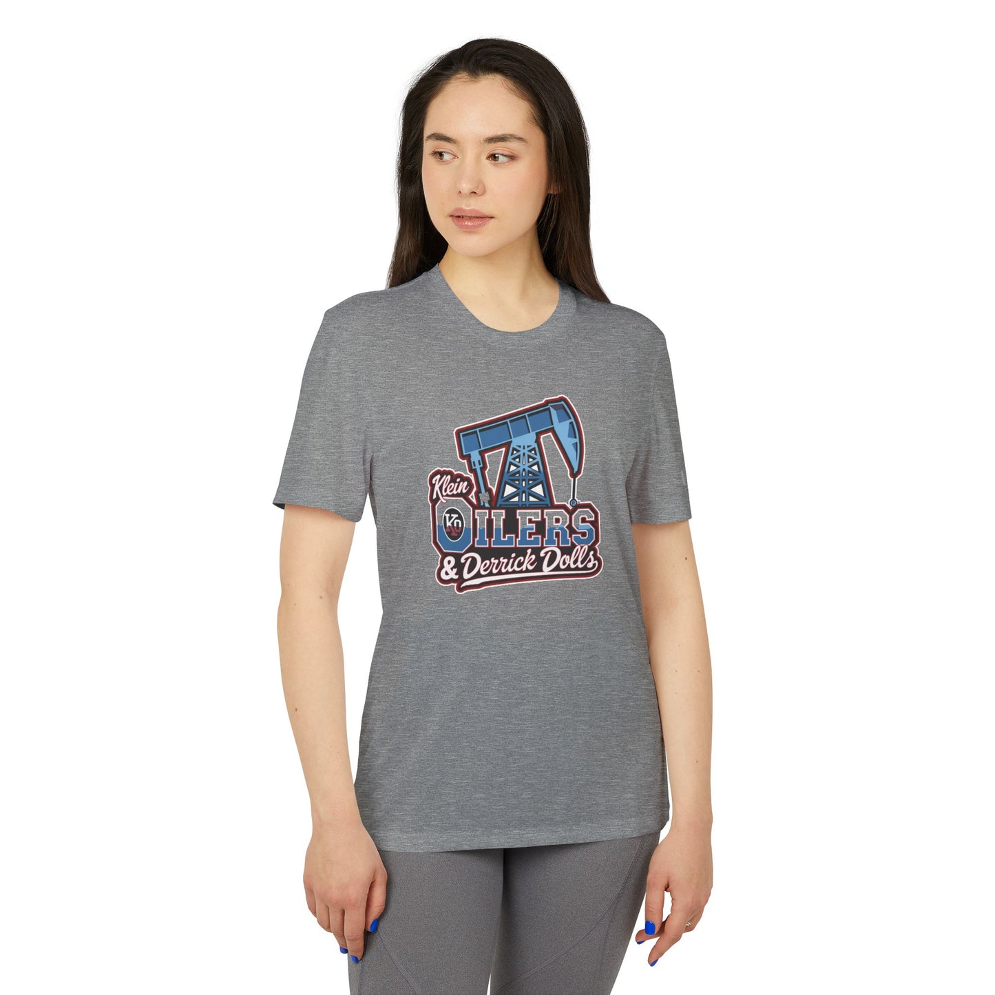 Adidas-Klein Oilers & Derrick Dolls Adult Unisex Sport T-Shirt