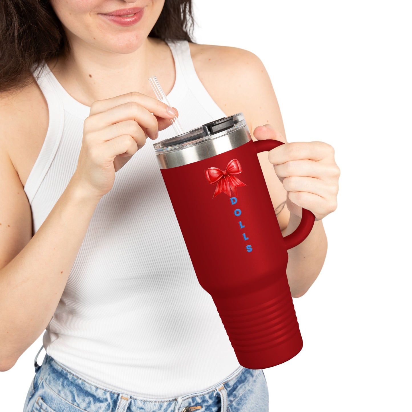Dolls Personalized Insulated Travel Mug - 40oz