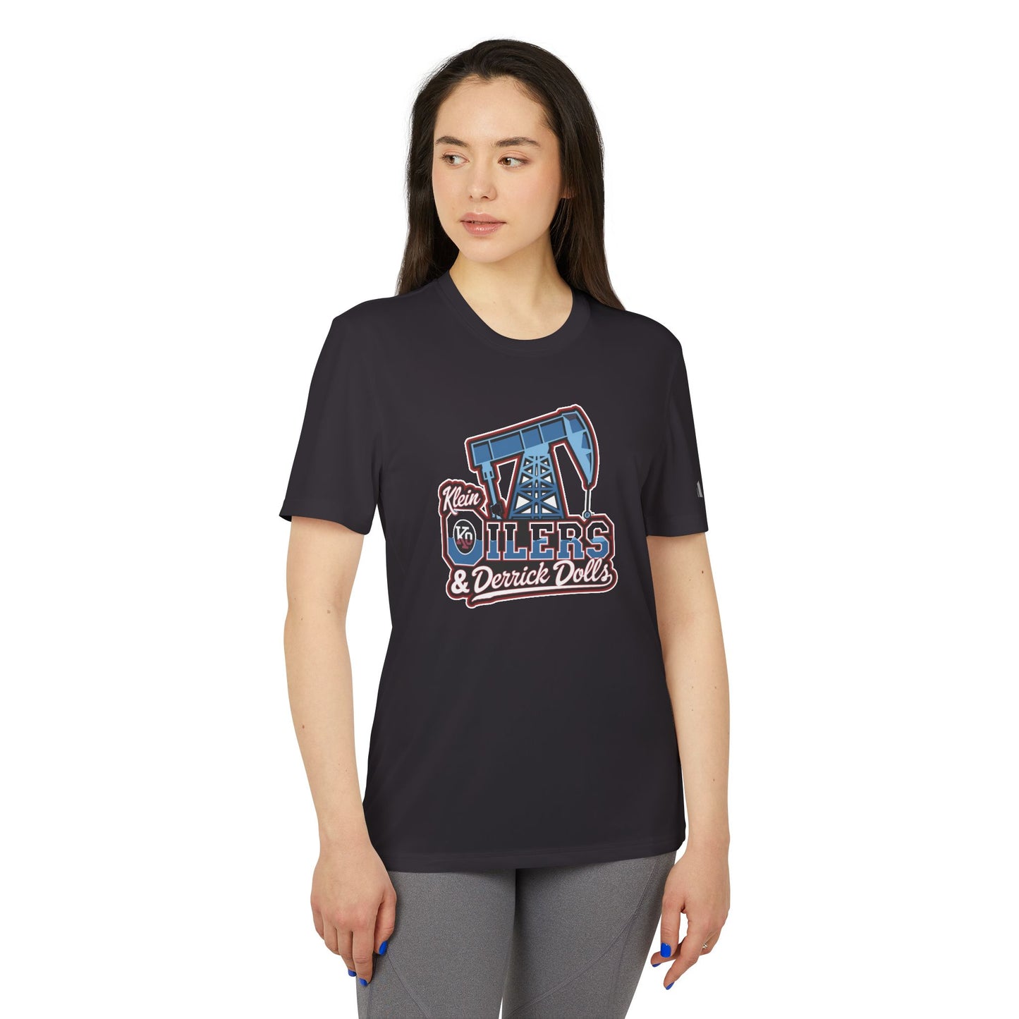 Adidas-Klein Oilers & Derrick Dolls Adult Unisex Sport T-Shirt