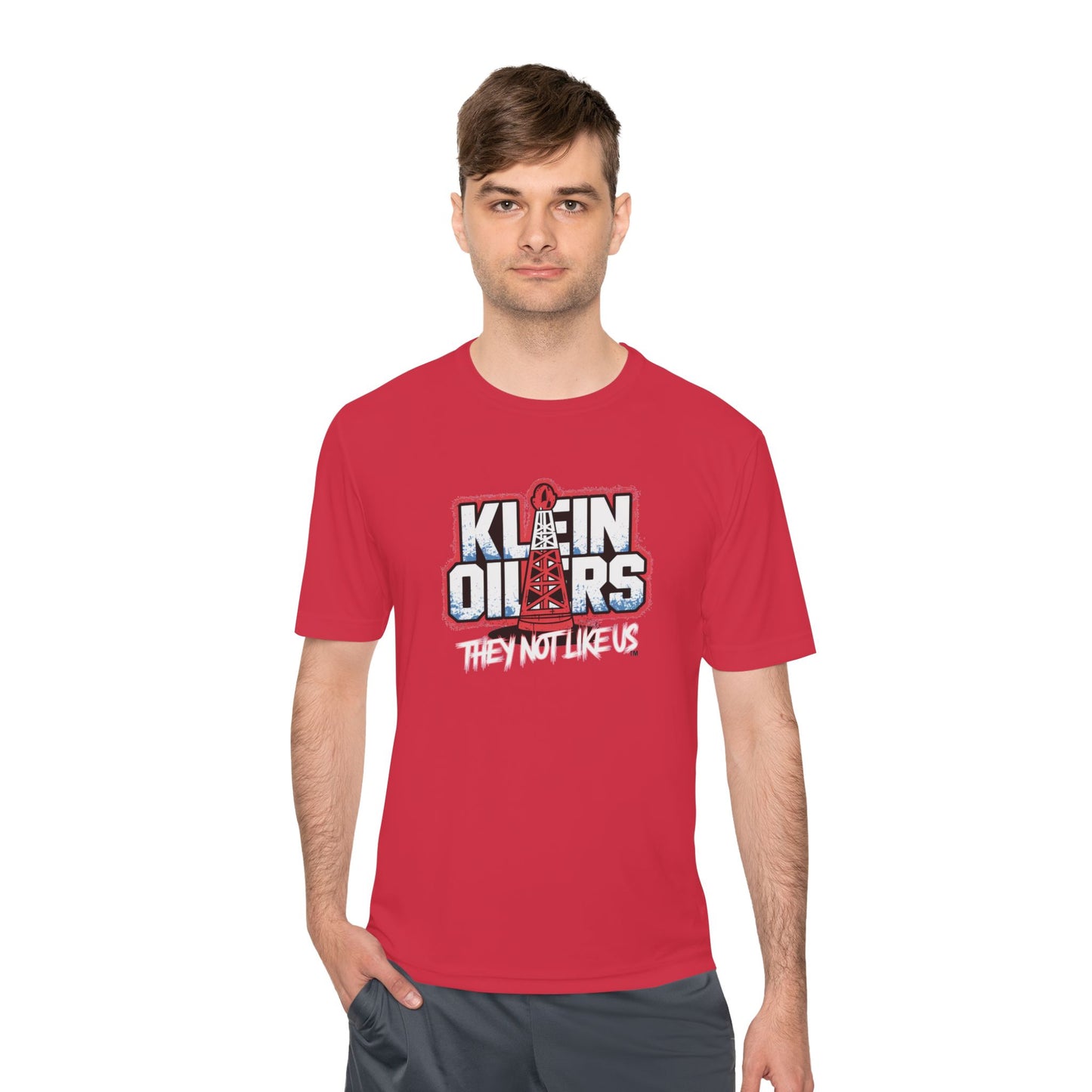 They Not Like Us! Unisex Moisture Wicking Tee (vinyl print)