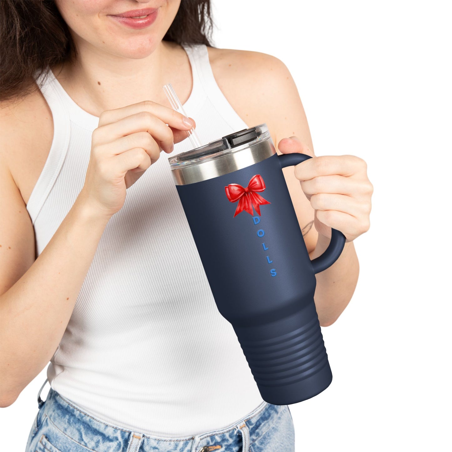 Dolls Personalized Insulated Travel Mug - 40oz