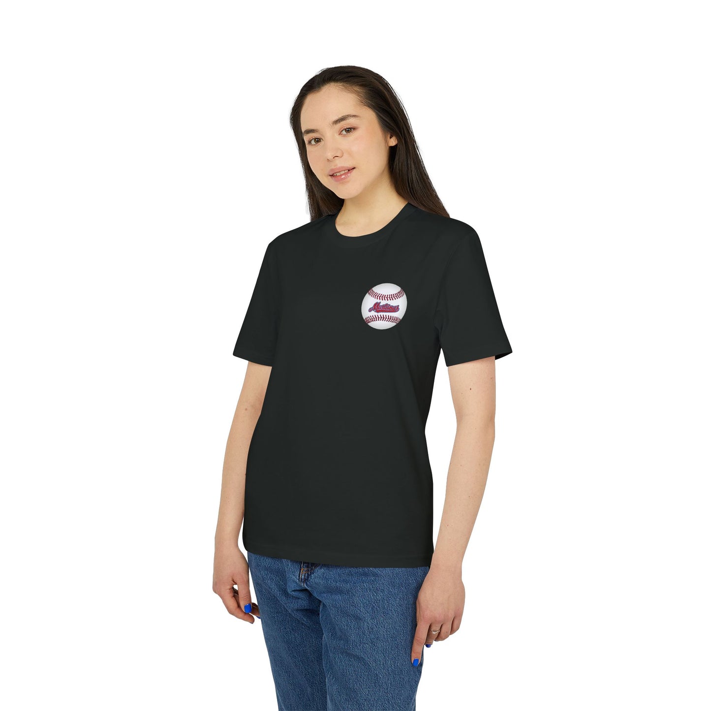 Mustangs Graffiti Unisex Baseball Team T-Shirt ~ Cotton