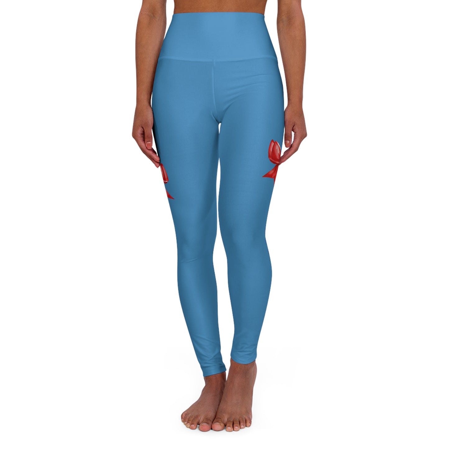 Oilers-Women's High Waisted Yoga Leggings