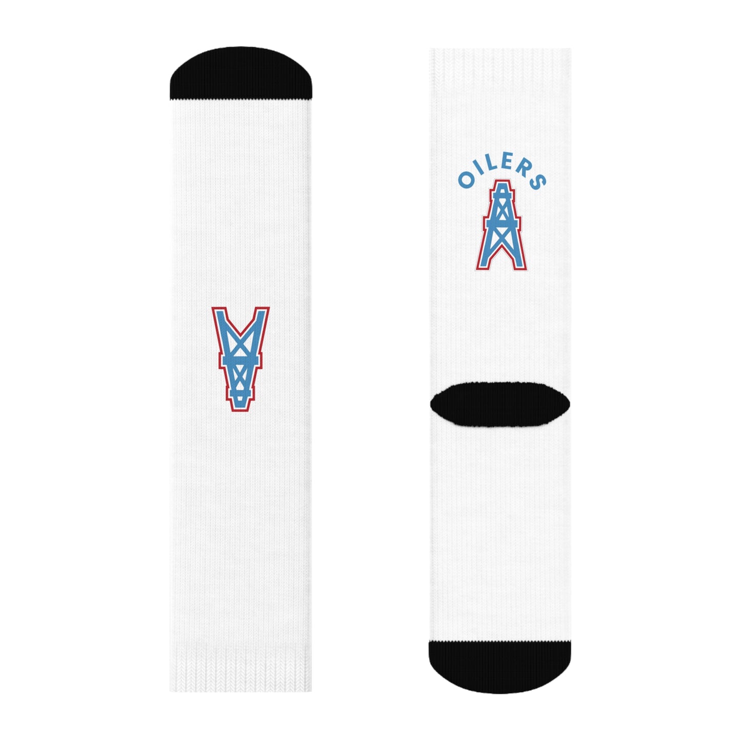 Oiler Derrick Crew Socks-Kids/Adult