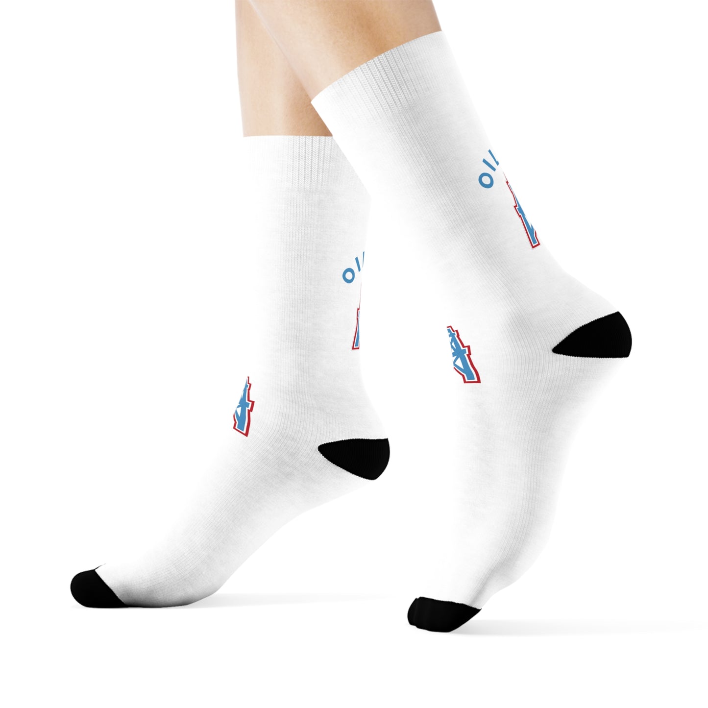 Oiler Derrick Crew Socks-Kids/Adult