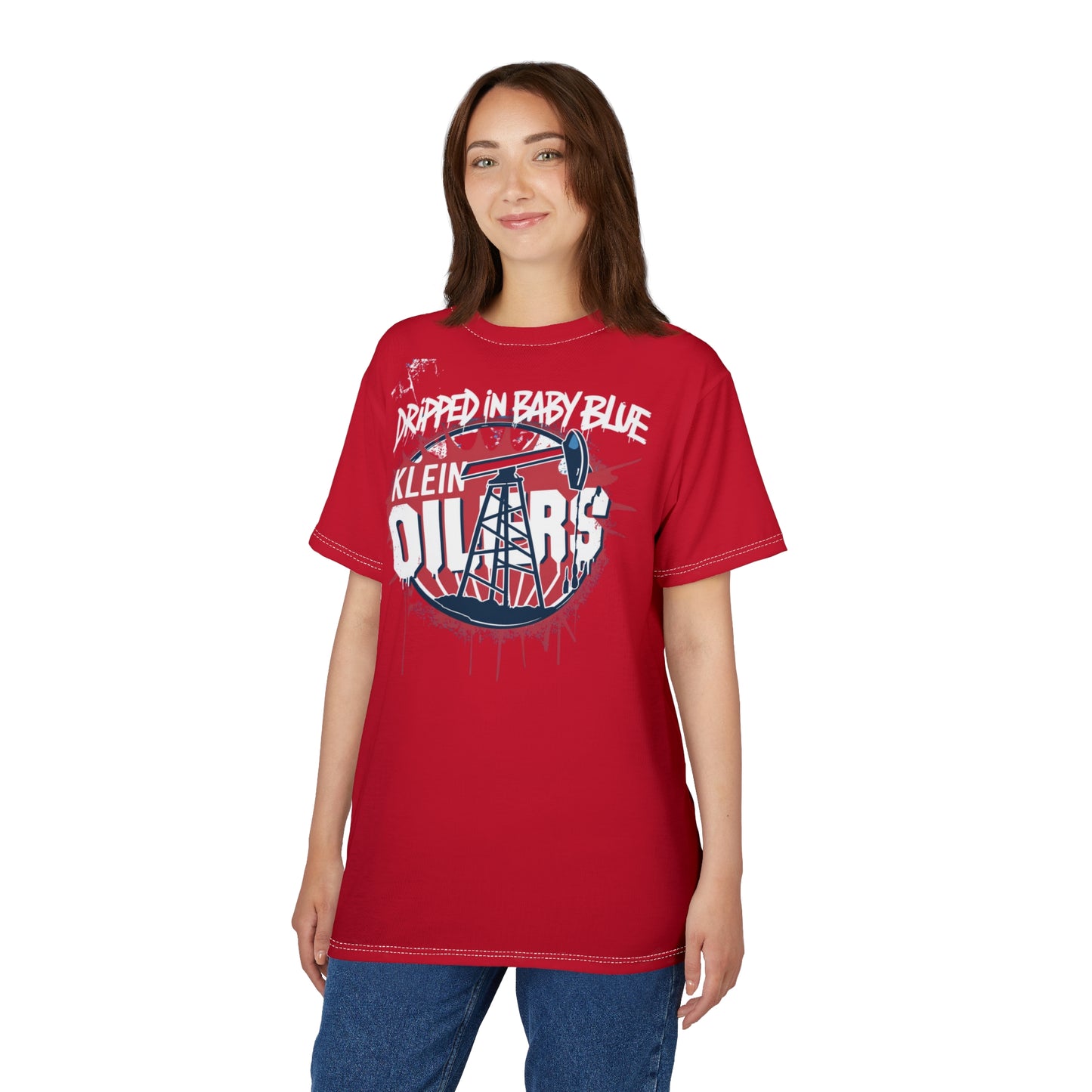 Dripped In Baby Blue Unisex Adult Tee