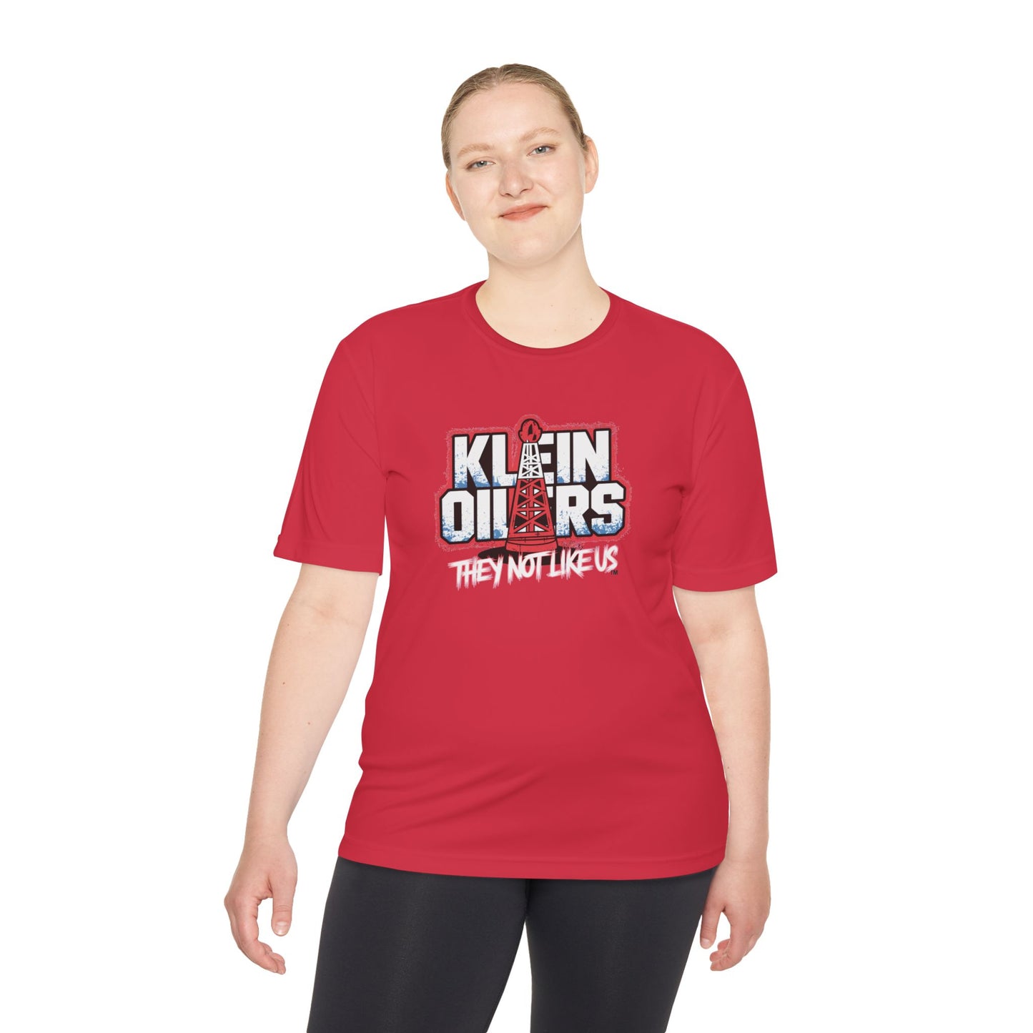 They Not Like Us! Unisex Moisture Wicking Tee (vinyl print)