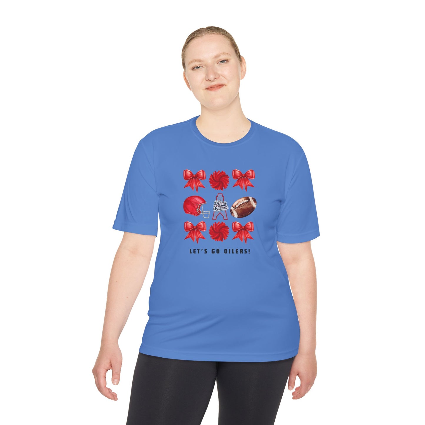 Let's Go Oilers!-Unisex Moisture Wicking Adult Tee