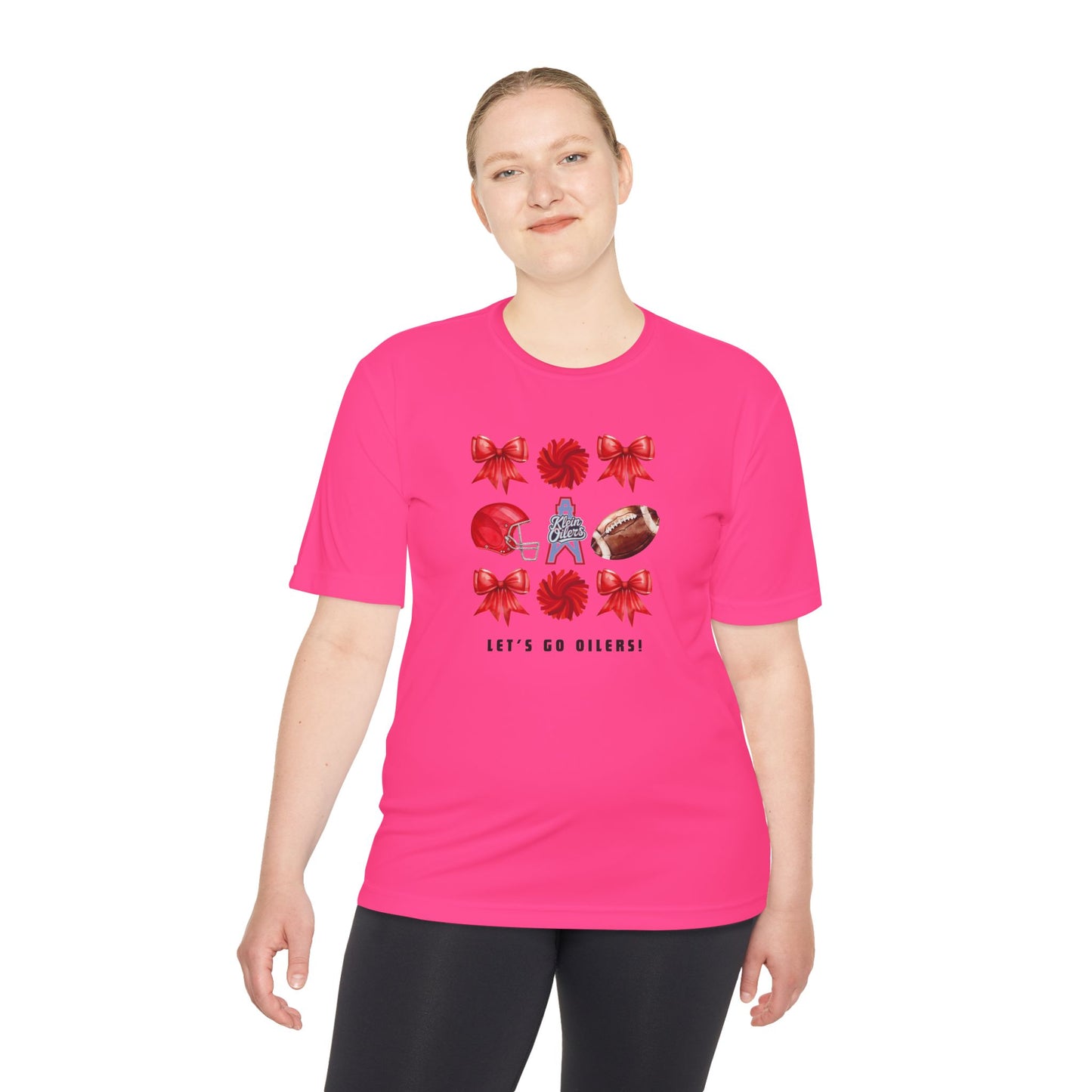 Let's Go Oilers!-Unisex Moisture Wicking Adult Tee