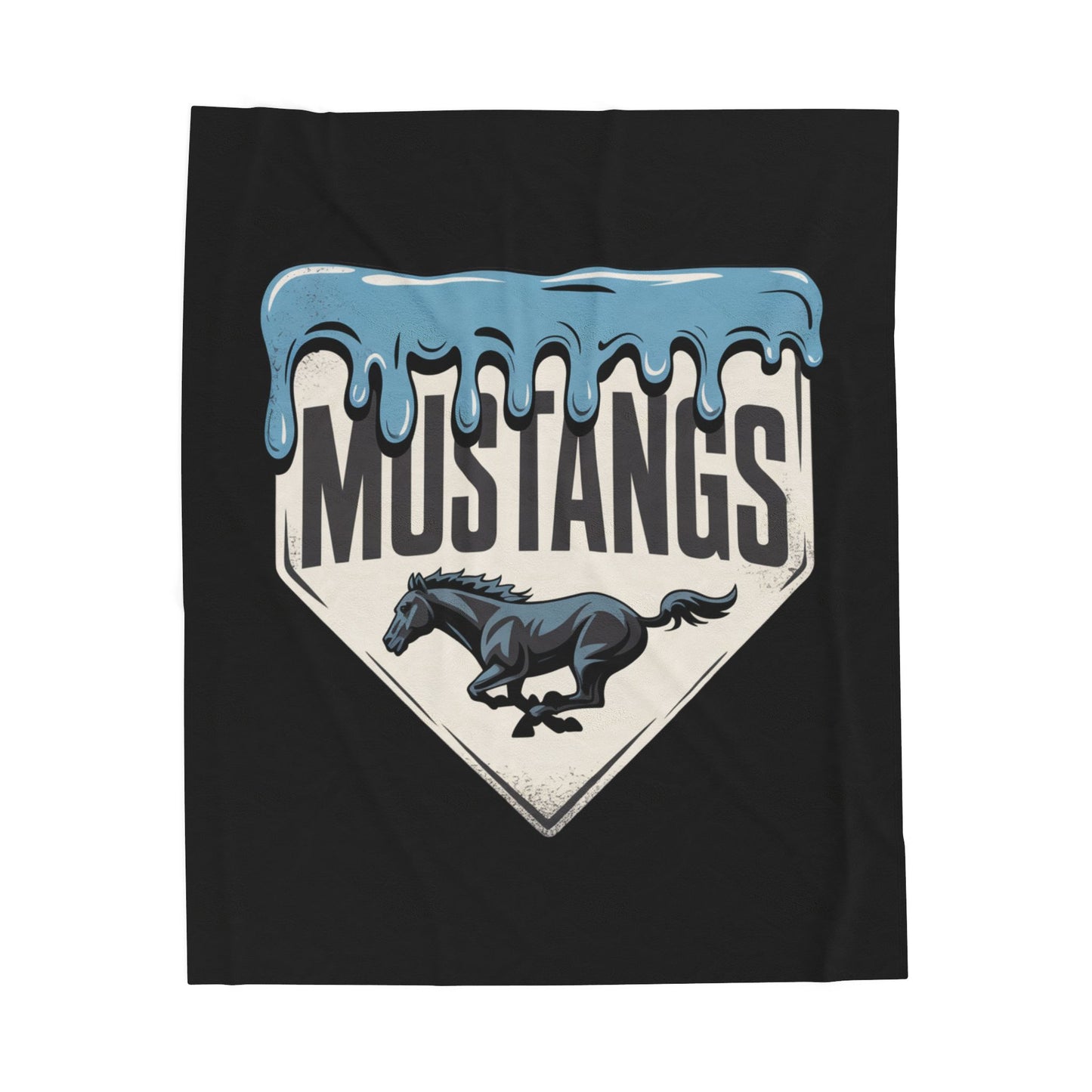 Klein Mustangs Velveteen Plush Blanket - Cozy Sports Throw for Fans