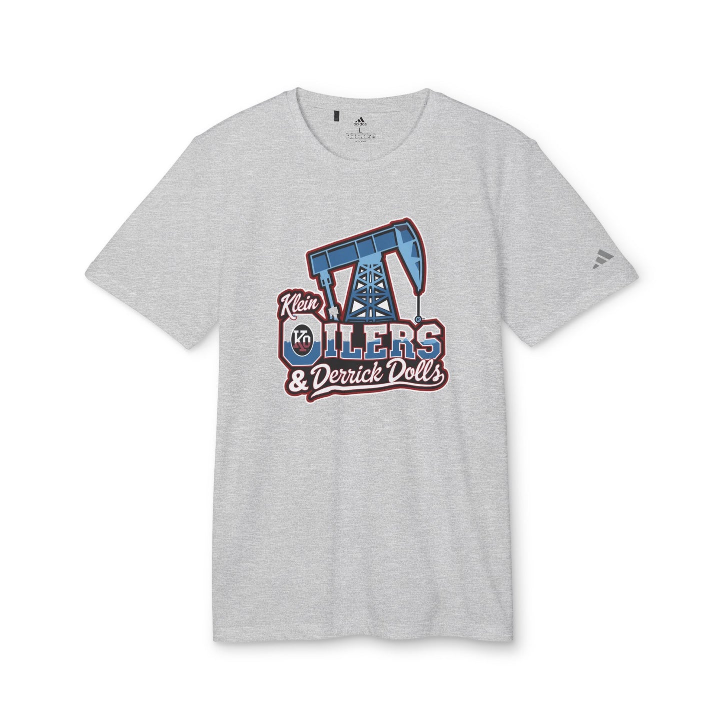 Adidas-Klein Oilers & Derrick Dolls Adult Unisex Sport T-Shirt