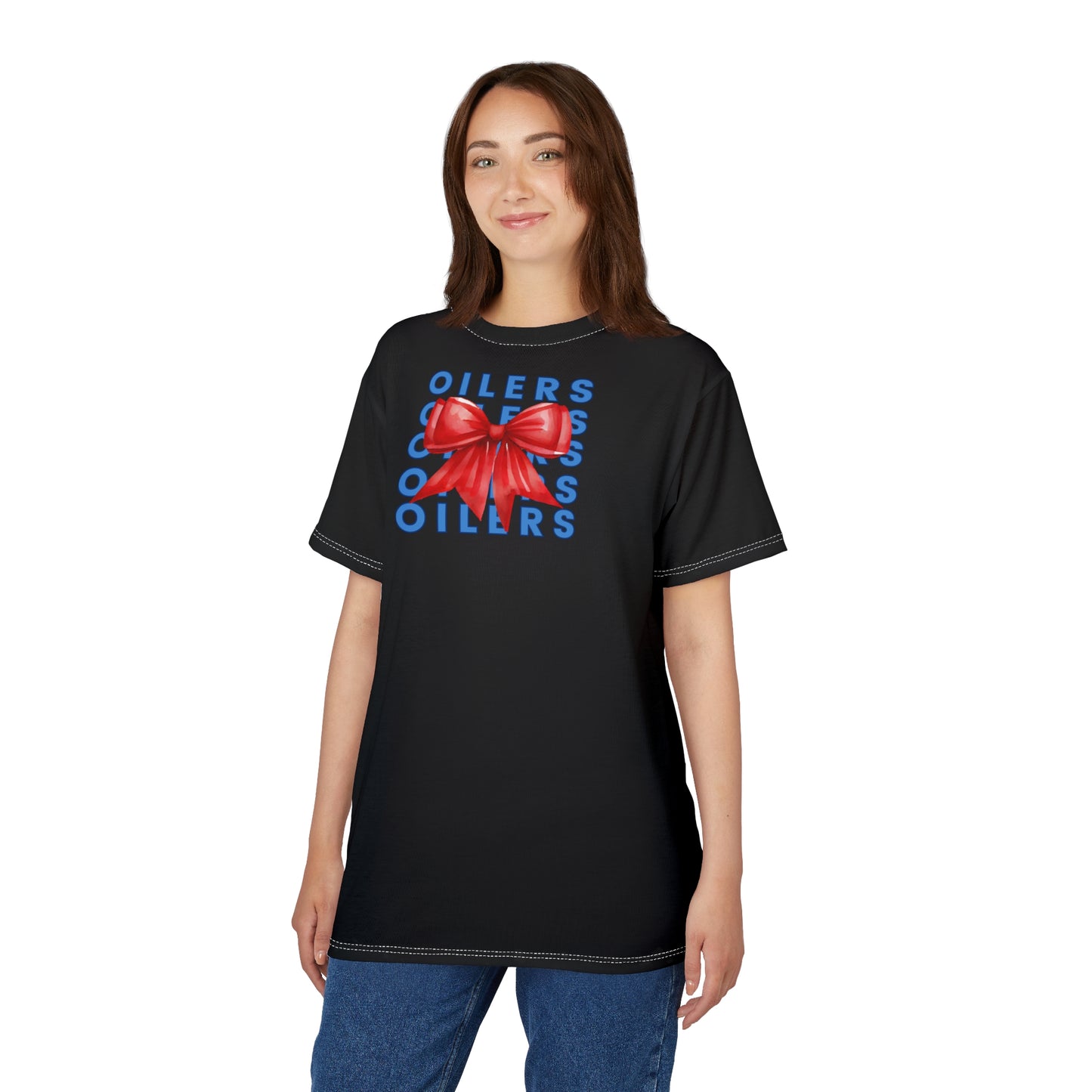 Oilers Bow- Unisex Adult Tee