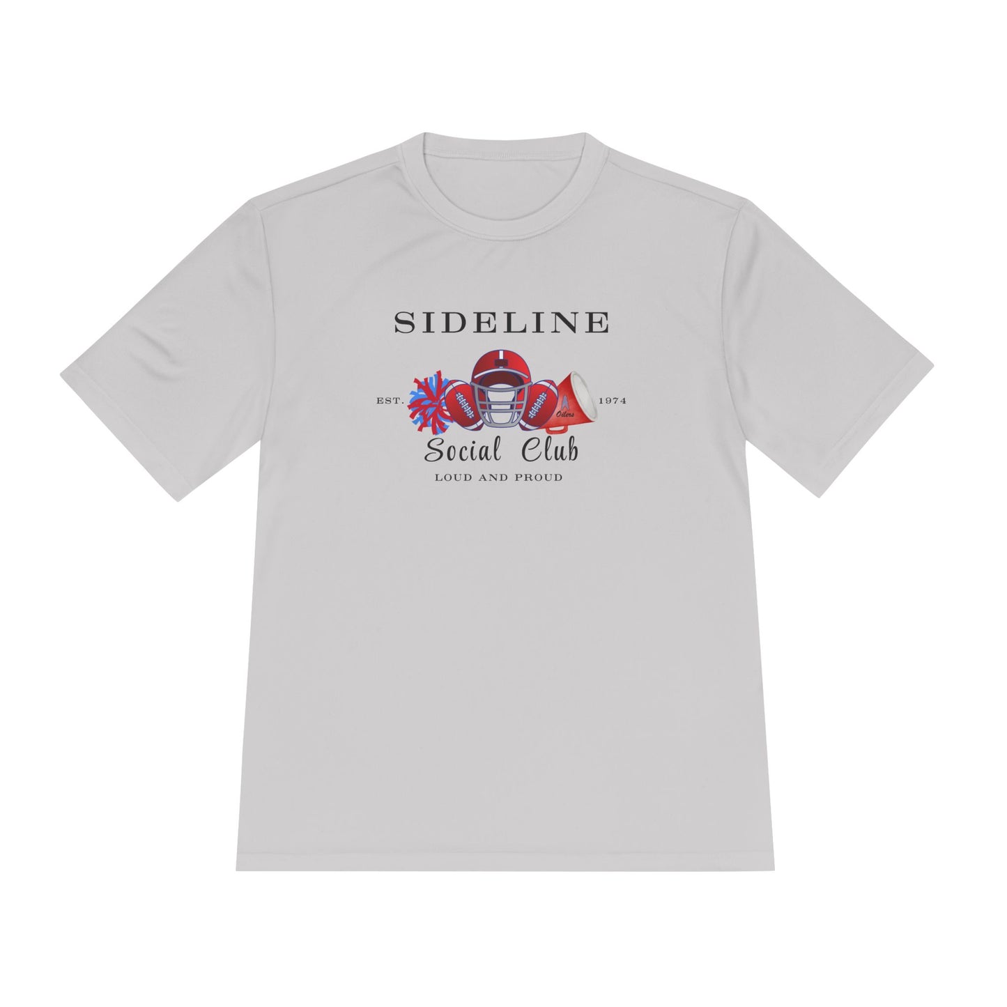 Social Squad- Unisex Moisture Wicking Tee-(vinyl print)