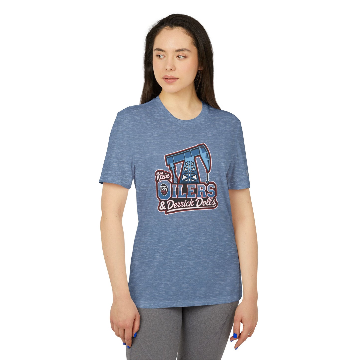 Adidas-Klein Oilers & Derrick Dolls Adult Unisex Sport T-Shirt