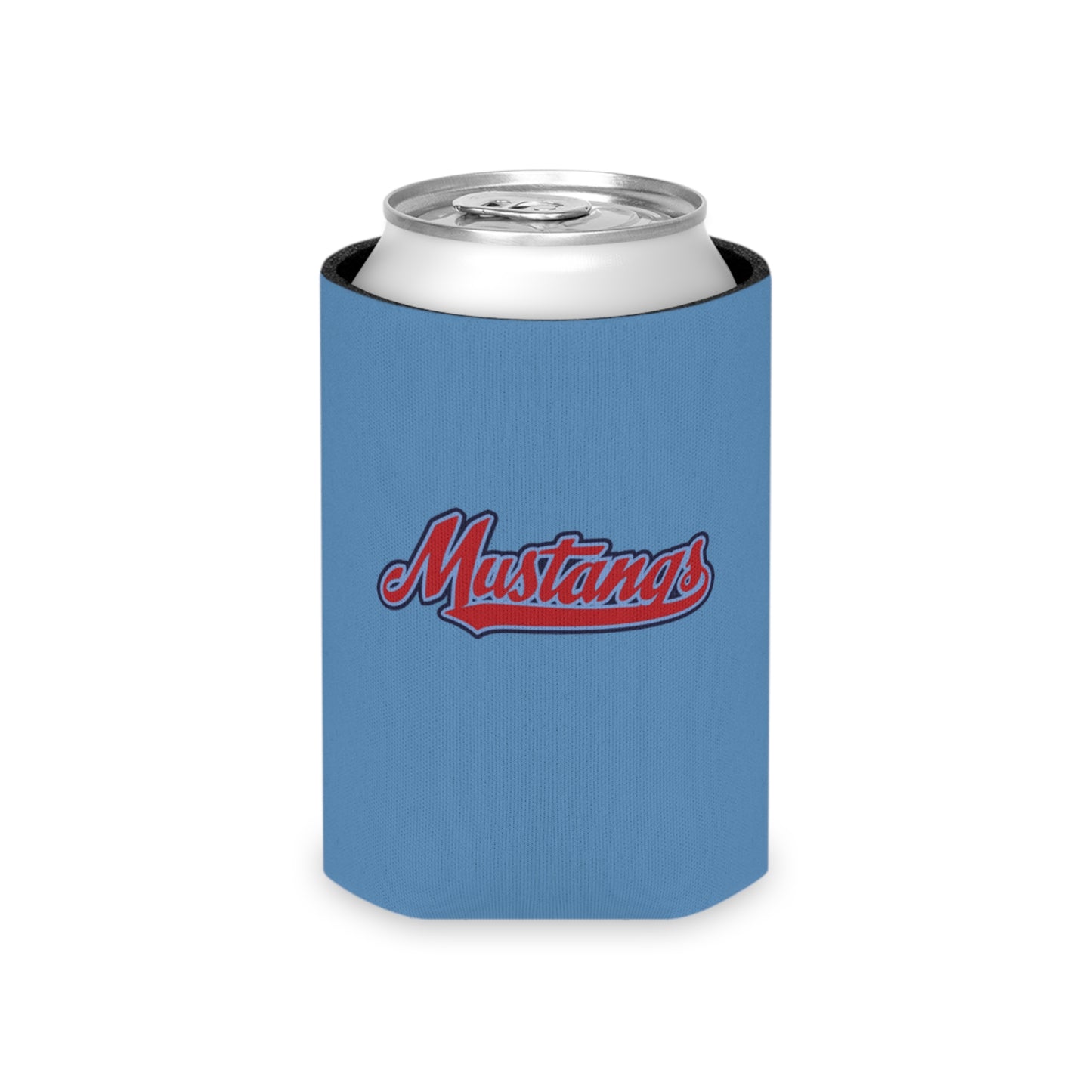 Mustangs Can Cooler - Retro Sports Drink Holder for Game Day