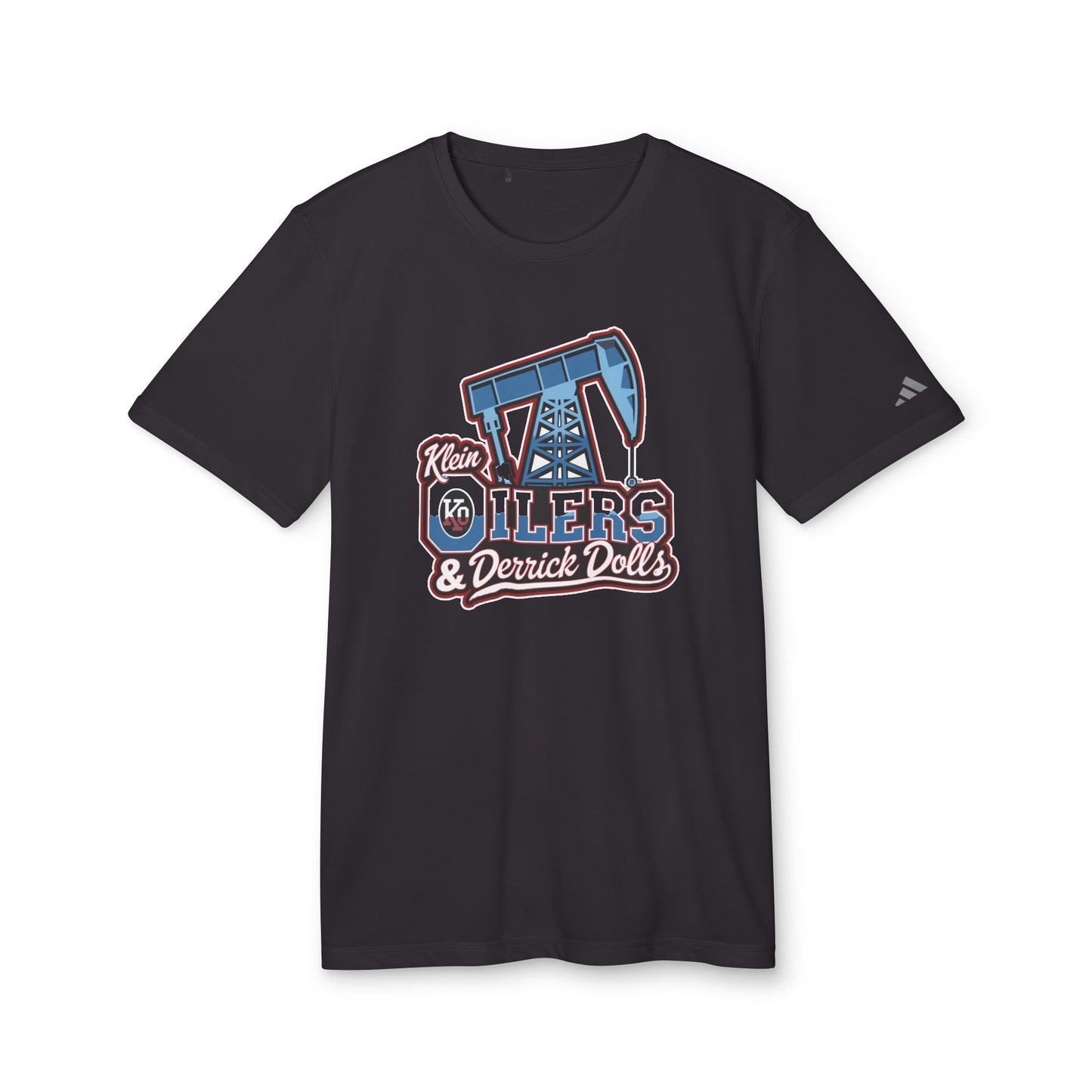 Adidas-Klein Oilers & Derrick Dolls Adult Unisex Sport T-Shirt