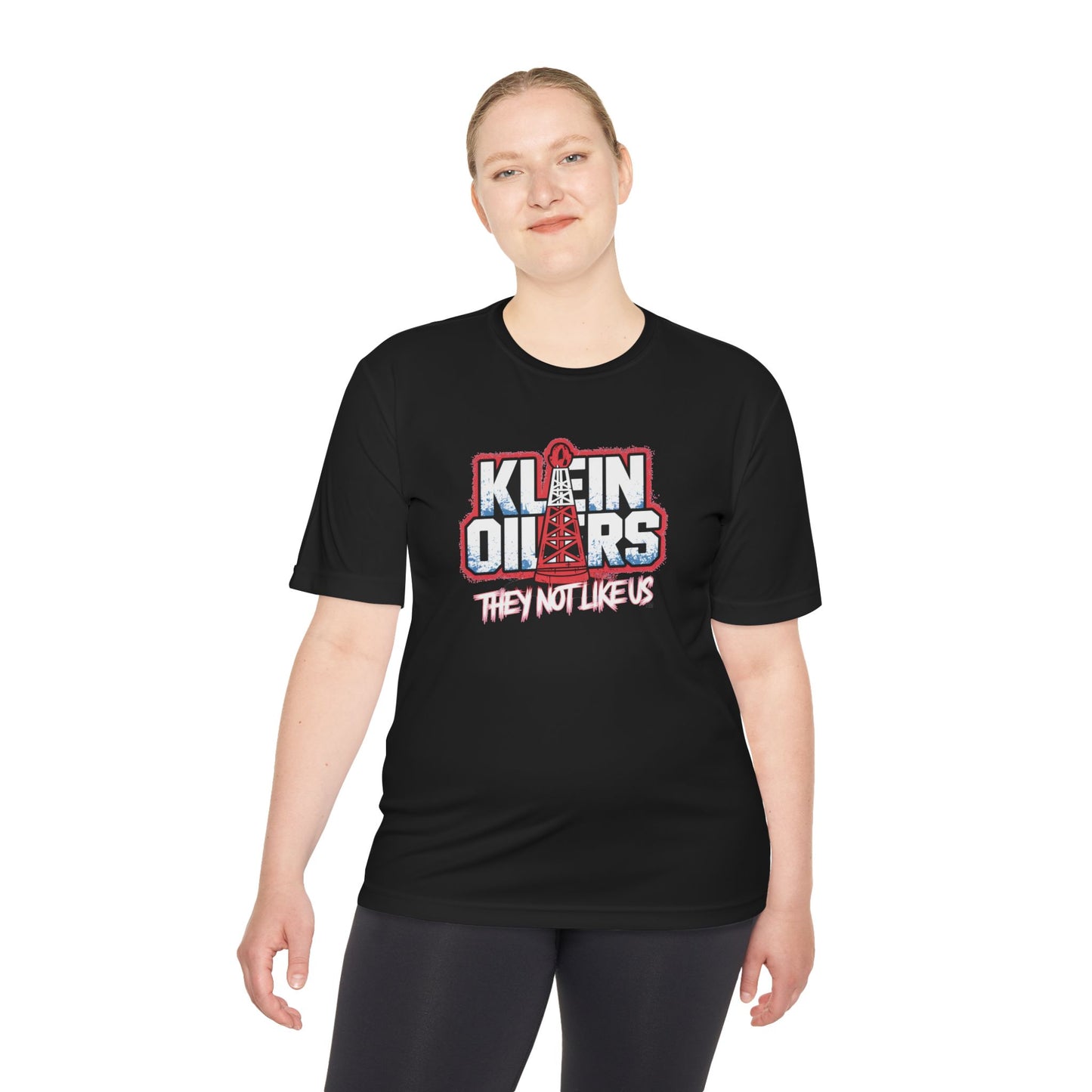 They Not Like Us! Unisex Moisture Wicking Tee (vinyl print)