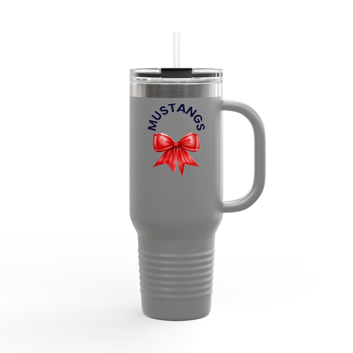 Mustangs Bow Personalized Insulated Travel Mug - 40oz
