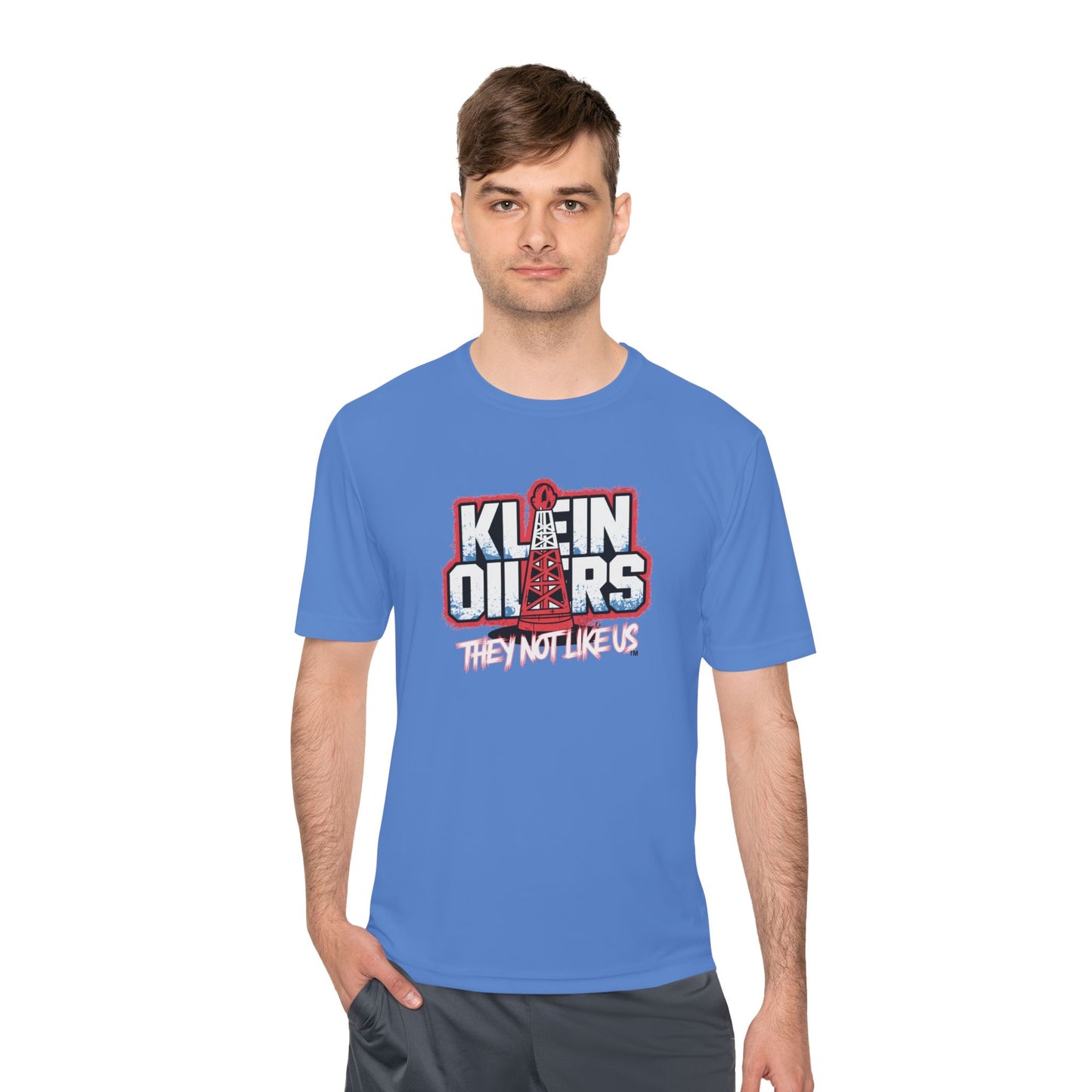 They Not Like Us! Unisex Moisture Wicking Tee (vinyl print)