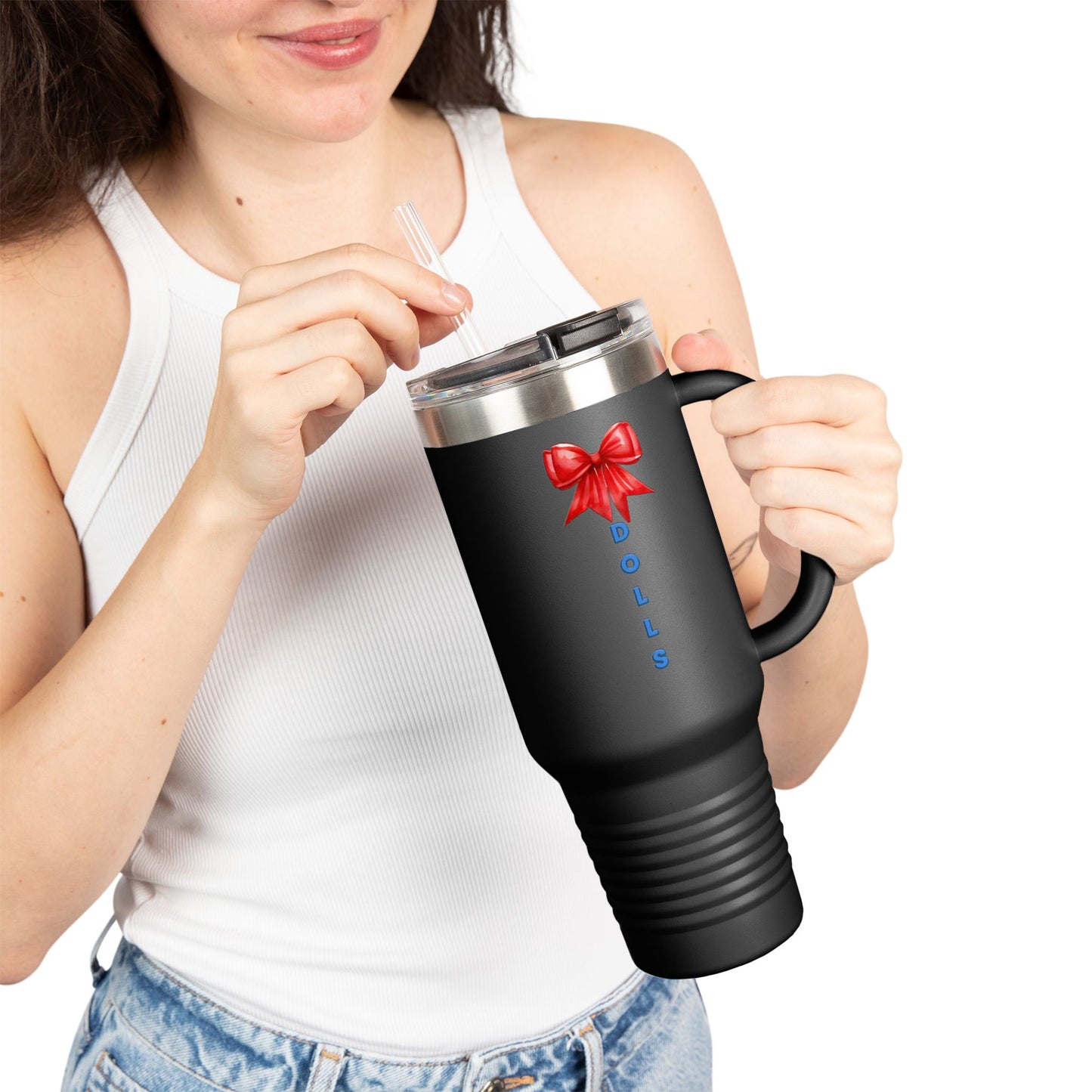 Dolls Personalized Insulated Travel Mug - 40oz