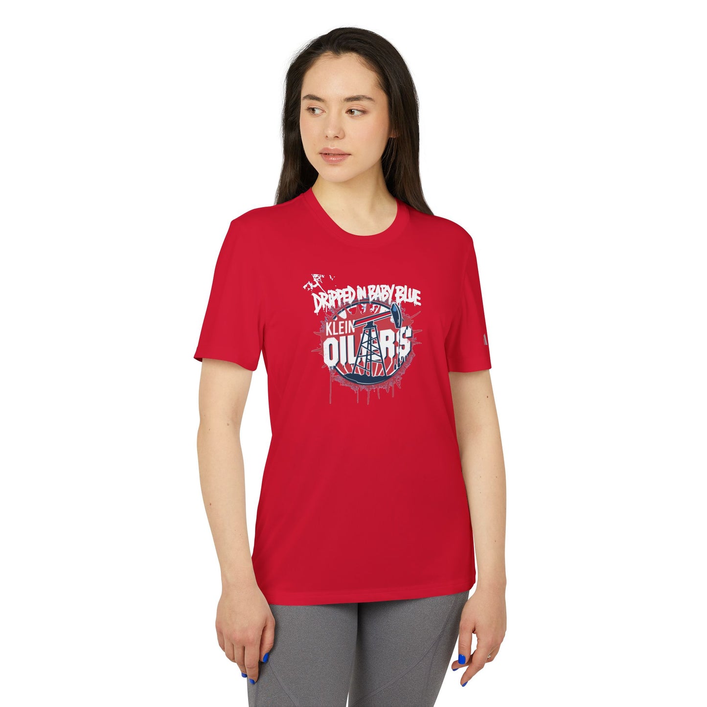 Adidas- Dripped in Blue Adult Unisex Sport T-Shirt