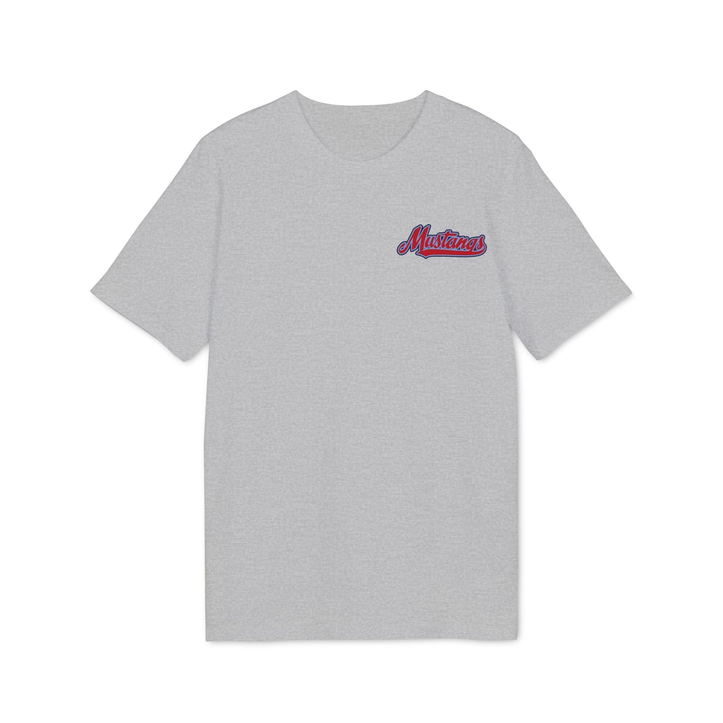 Mustangs Breaking Ball Unisex Baseball Team T-Shirt ~ Cotton