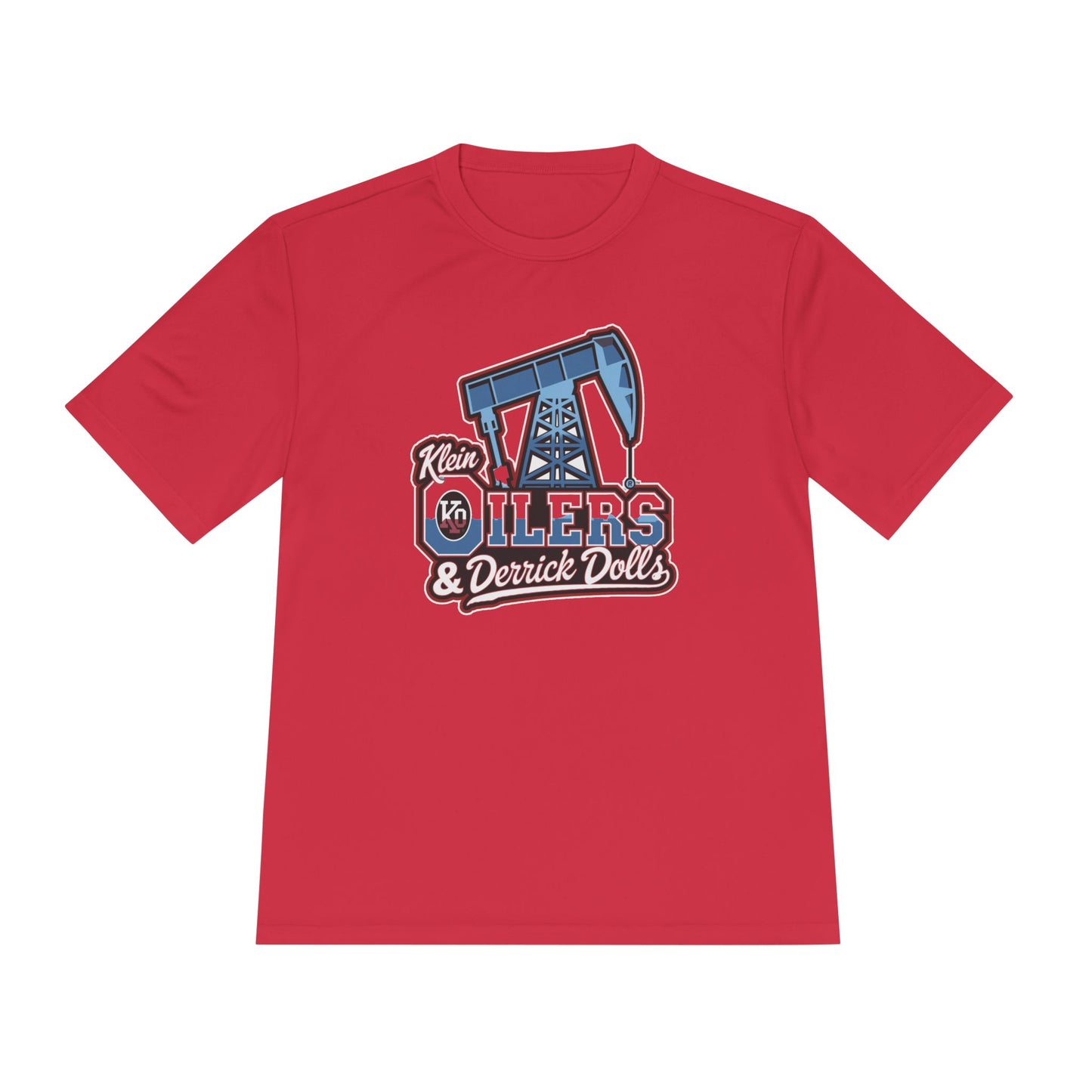 Klein Oilers-Dolls-Unisex Moisture Wicking Tee (vinyl print)