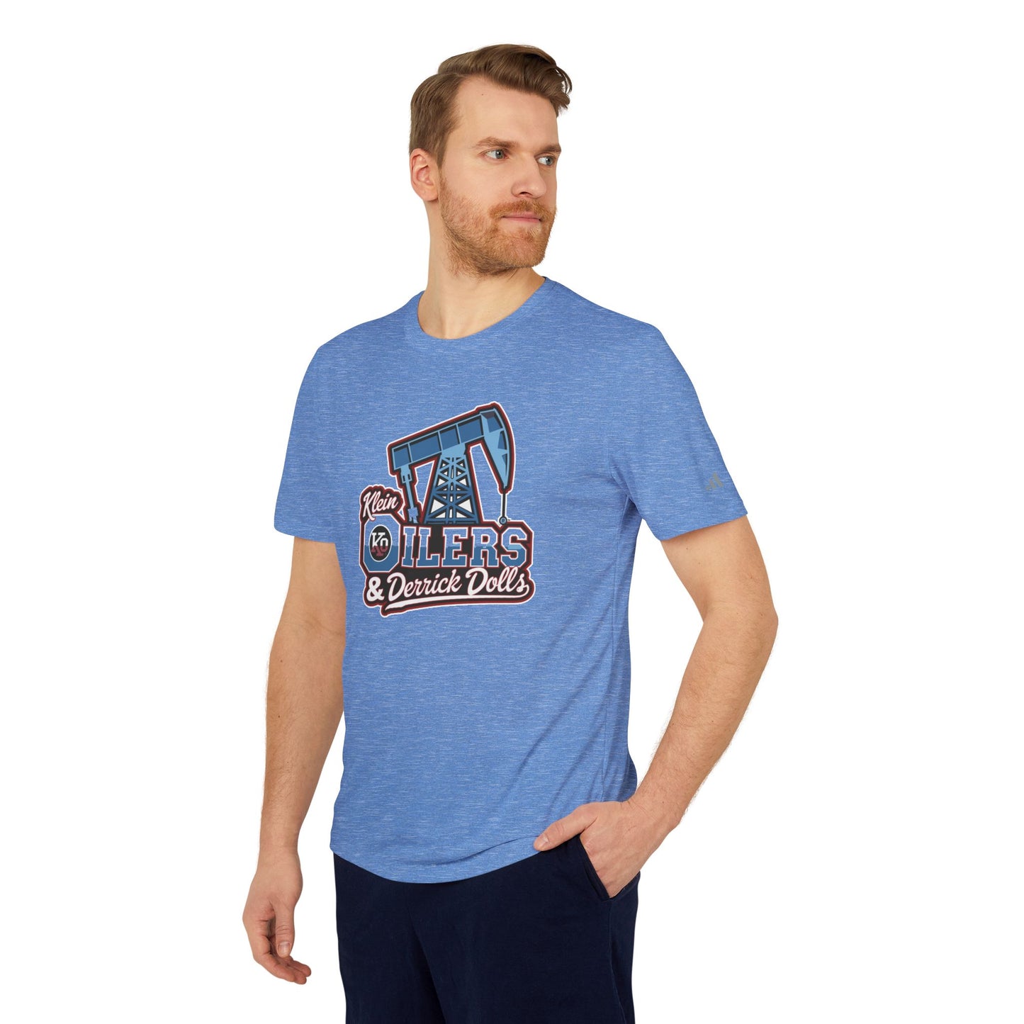 Adidas-Klein Oilers & Derrick Dolls Adult Unisex Sport T-Shirt