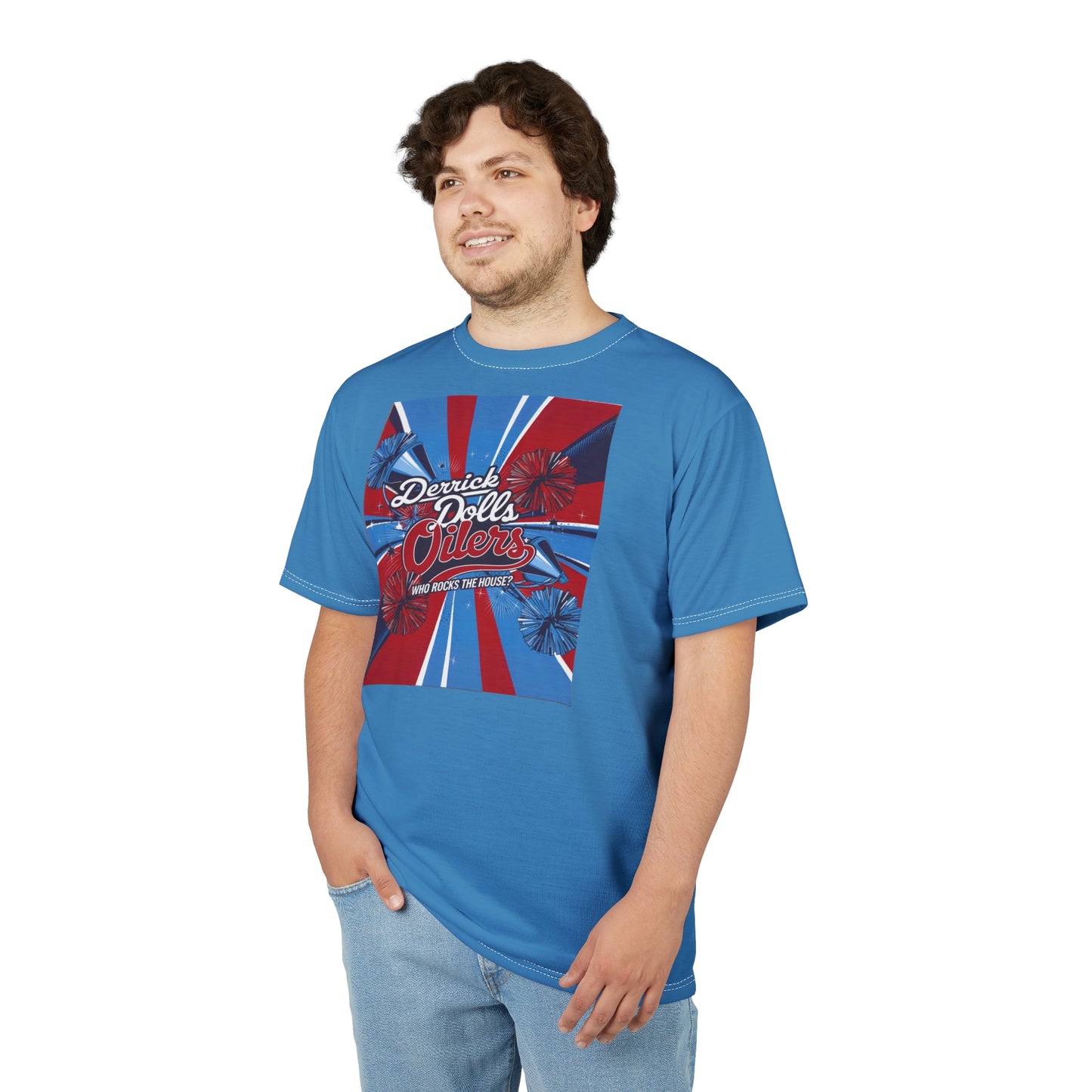 "Who Rocks The House" Klein Oilers & Derrick Dolls Unisex Adult Tee